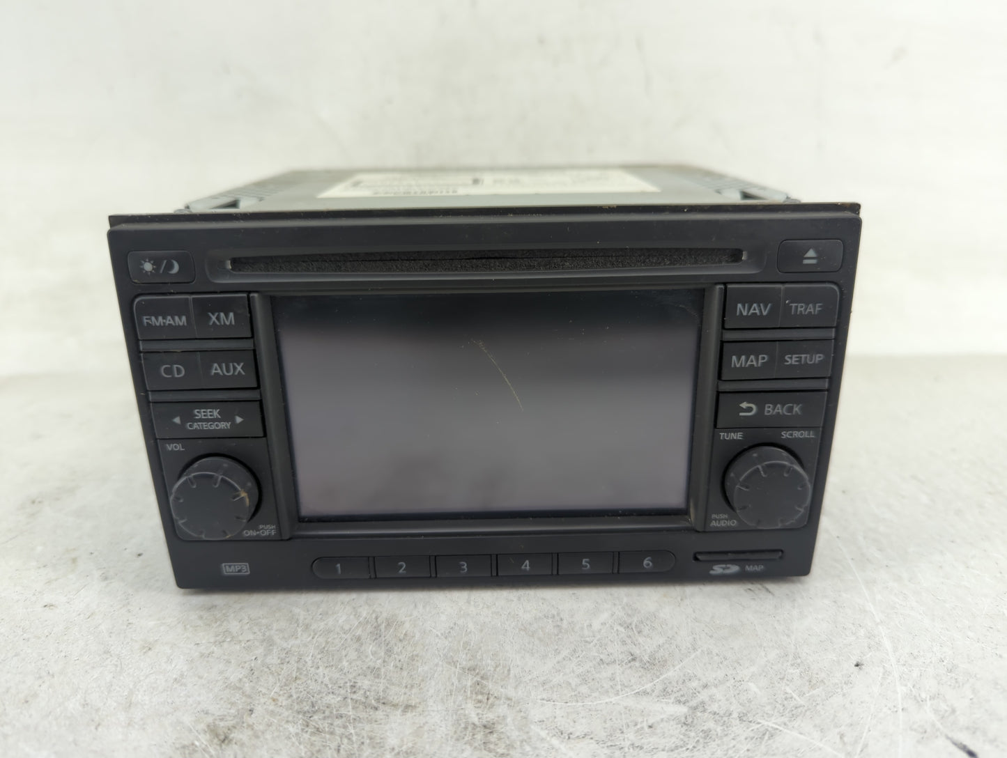 2011 Nissan Rogue Radio AM FM Cd Player Receiver Replacement P/N:25915ZT51D 7 612 830 042 Fits OEM Used Auto Parts - Oemused