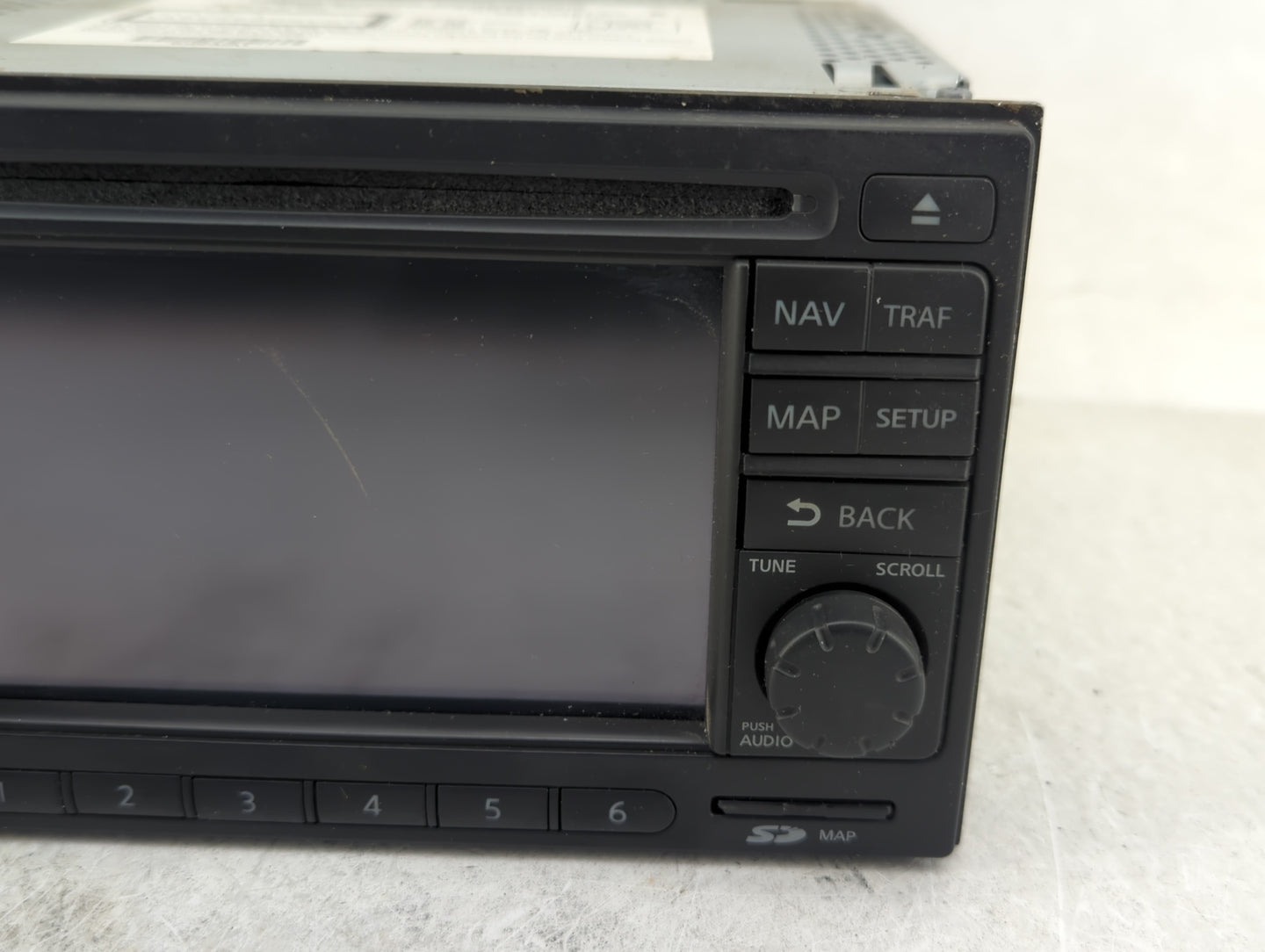 2011 Nissan Rogue Radio AM FM Cd Player Receiver Replacement P/N:25915ZT51D 7 612 830 042 Fits OEM Used Auto Parts - Oemused