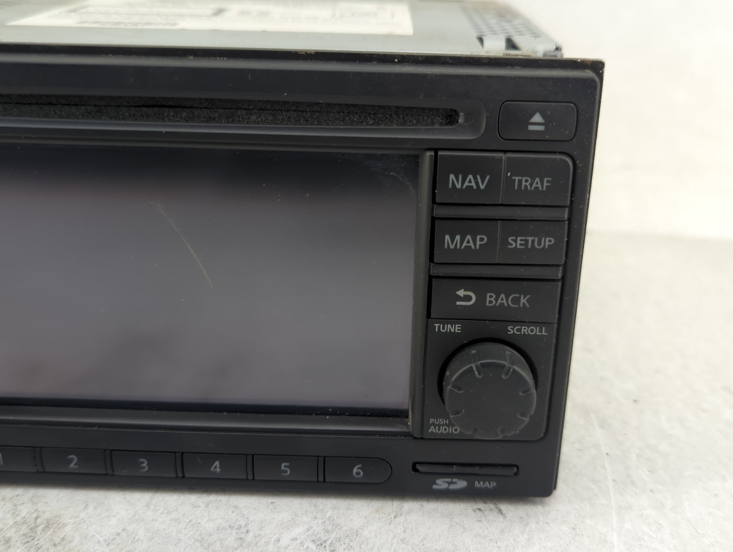 2011 Nissan Rogue Radio AM FM Cd Player Receiver Replacement P/N:25915ZT51D 7 612 830 042 Fits OEM Used Auto Parts - Oemused