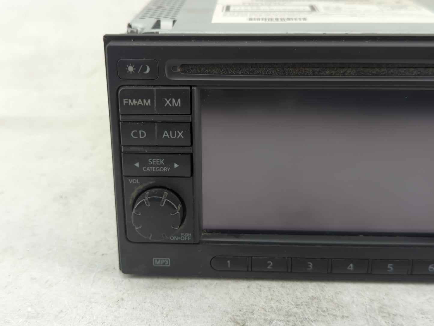 2011-2015 Nissan Rogue Radio AM FM Cd Player Receiver Replacement P/N:25915ZT51D 7 612 830 042 Fits Fits 2011 2012 2013 2014