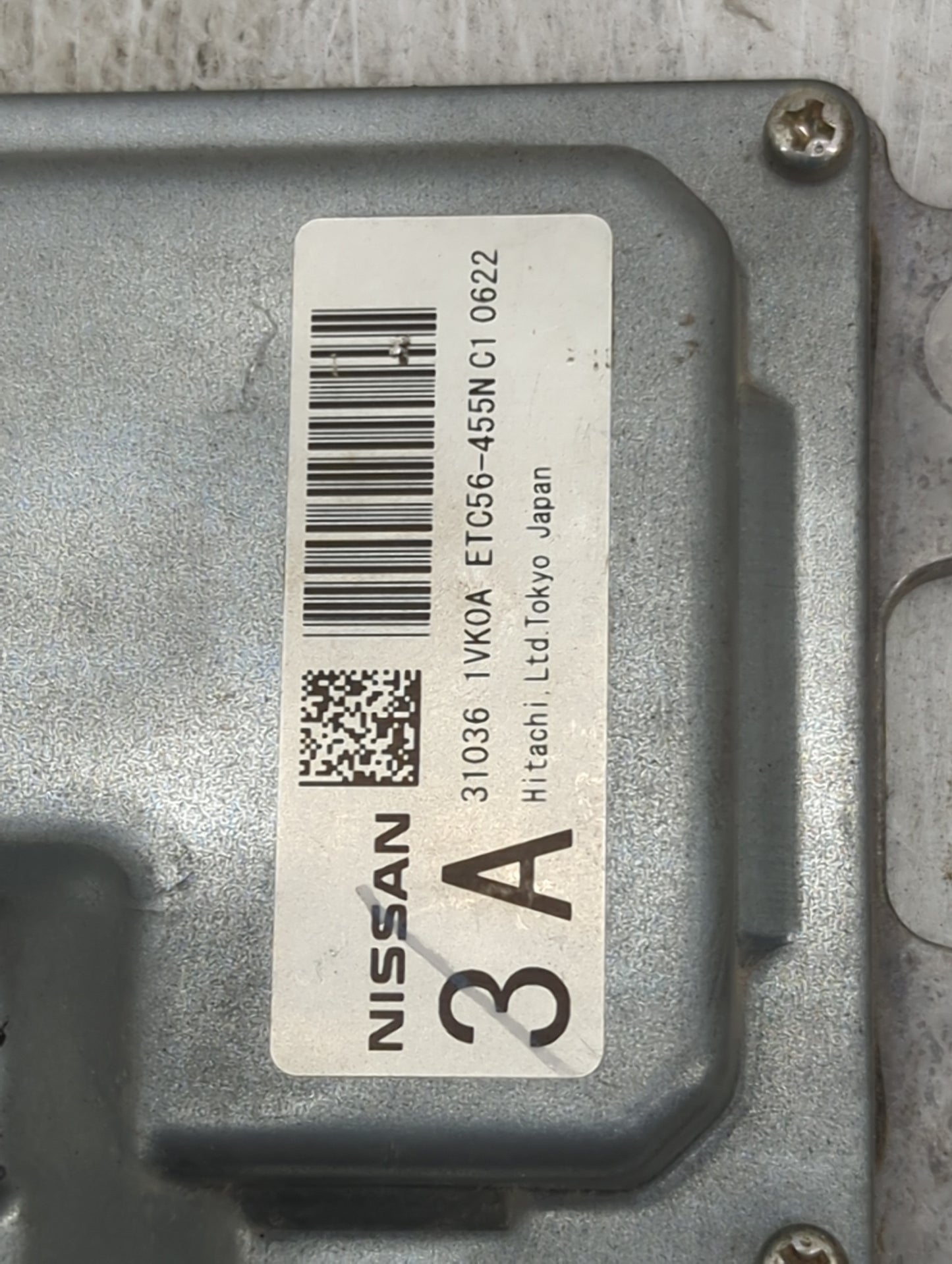 2011 Nissan Rogue PCM Engine Control Computer ECU ECM PCU OEM P/N:ETC56-455N Fits OEM Used Auto Parts - Oemusedautoparts1.co