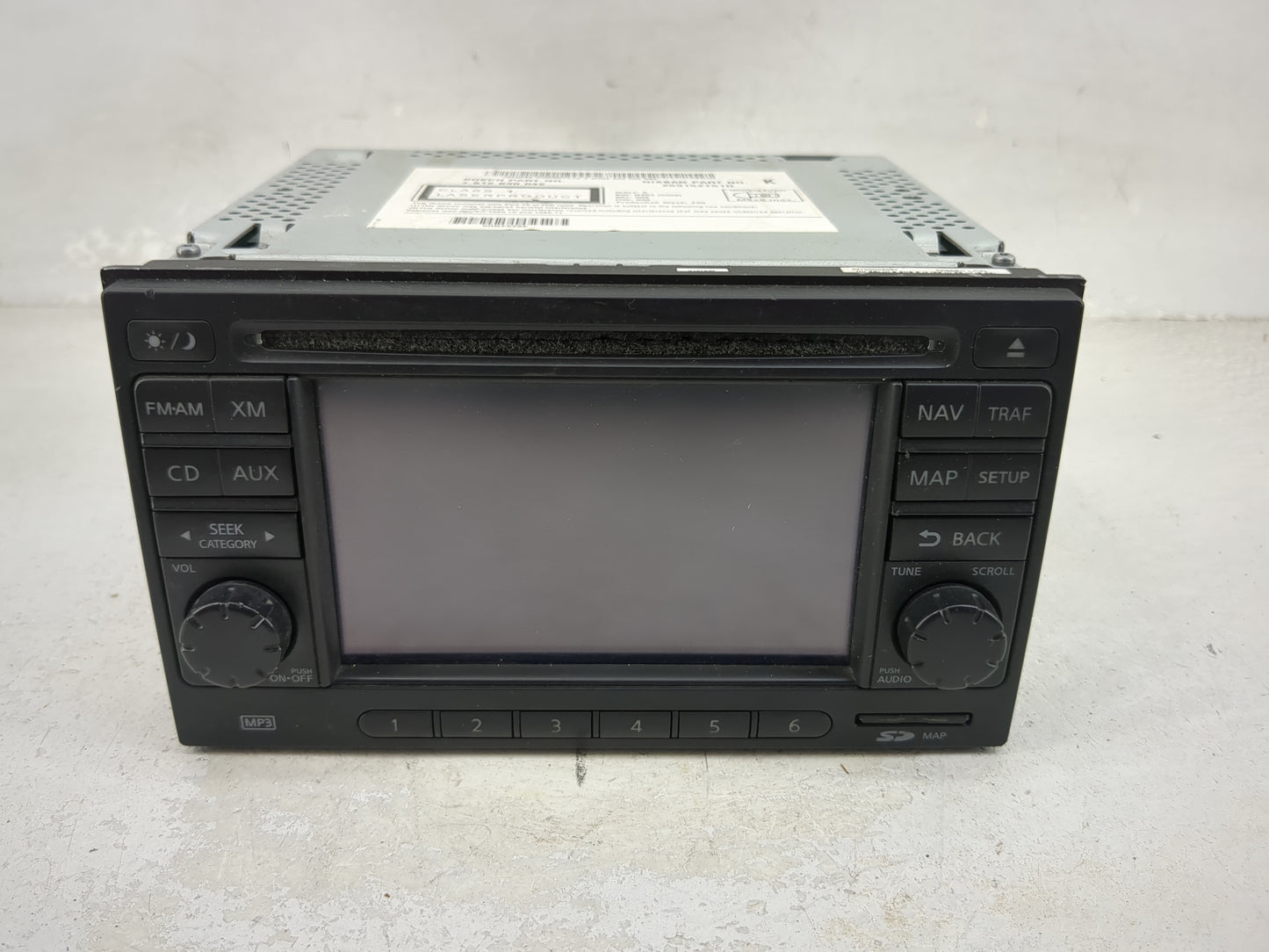2011 Nissan Rogue Radio AM FM Cd Player Receiver Replacement P/N:25915ZT51D 7612830042 Fits OEM Used Auto Parts - Oemusedaut