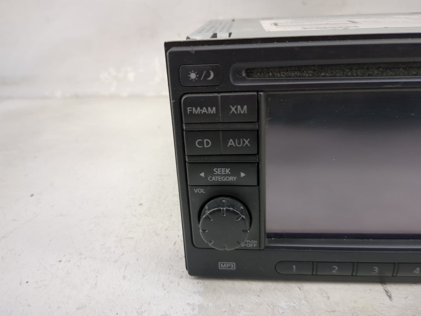2011 Nissan Rogue Radio AM FM Cd Player Receiver Replacement P/N:25915ZT51D 7612830042 Fits OEM Used Auto Parts - Oemusedaut