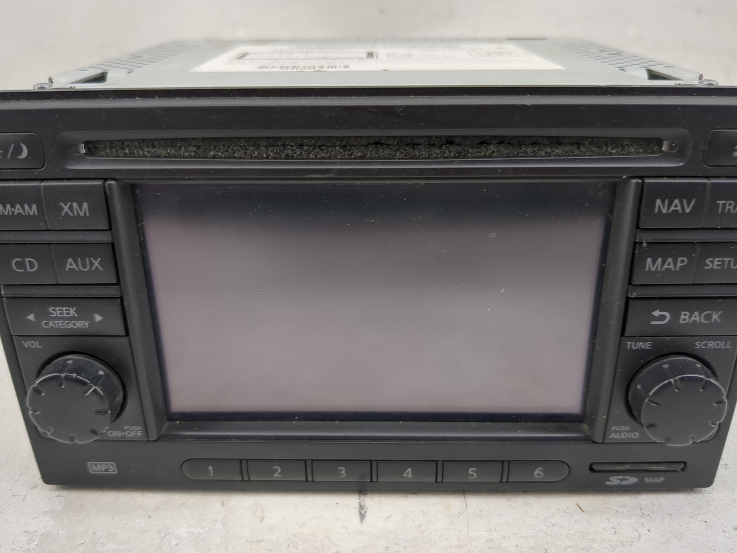 2011 Nissan Rogue Radio AM FM Cd Player Receiver Replacement P/N:25915ZT51D 7612830042 Fits OEM Used Auto Parts - Oemusedaut