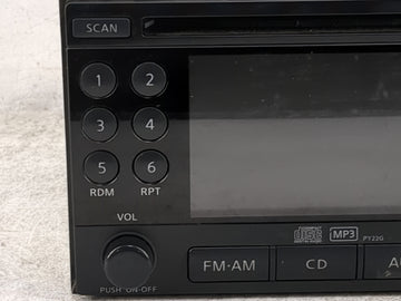 2011-2012 Nissan Rogue Radio AM FM Cd Player Receiver Replacement P/N:28185 1VK0A CQ-JN00E04D Fits Fits 2011 2012 OEM Used Auto Parts