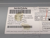 2011-2012 Nissan Rogue Radio AM FM Cd Player Receiver Replacement P/N:28185 1VK0A CQ-JN00E04D Fits Fits 2011 2012 OEM Used A