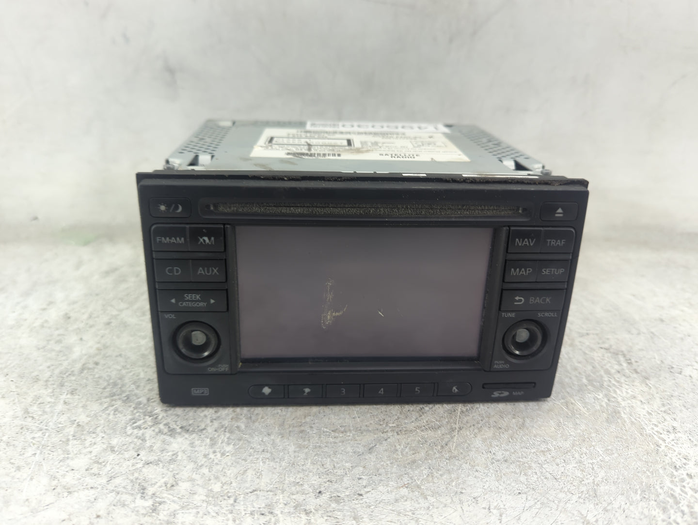 2011 Nissan Rogue Radio AM FM Cd Player Receiver Replacement P/N:7612830042 259151VK0B Fits OEM Used Auto Parts - Oemusedaut