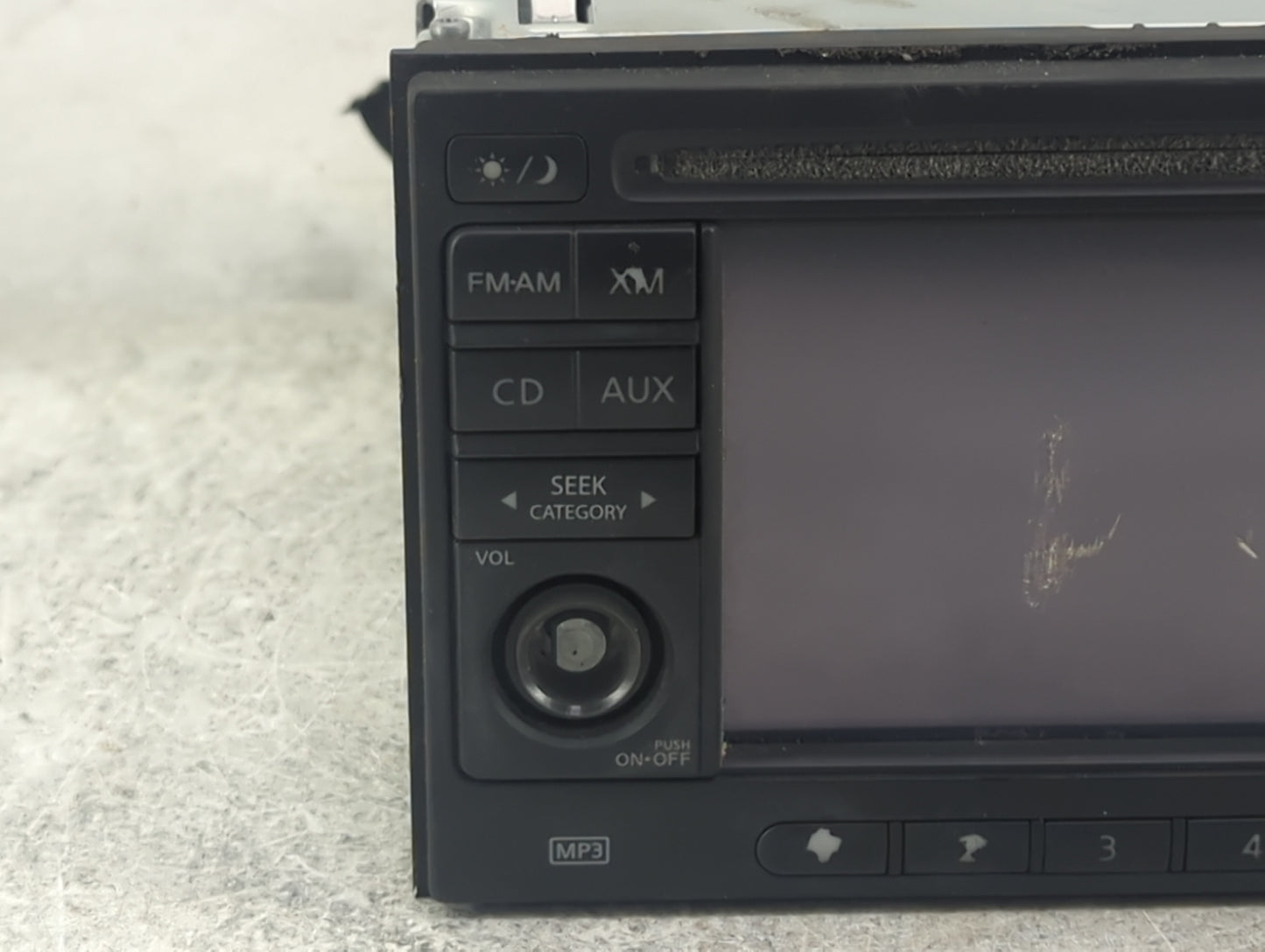 2011 Nissan Rogue Radio AM FM Cd Player Receiver Replacement P/N:7612830042 259151VK0B Fits OEM Used Auto Parts - Oemusedaut