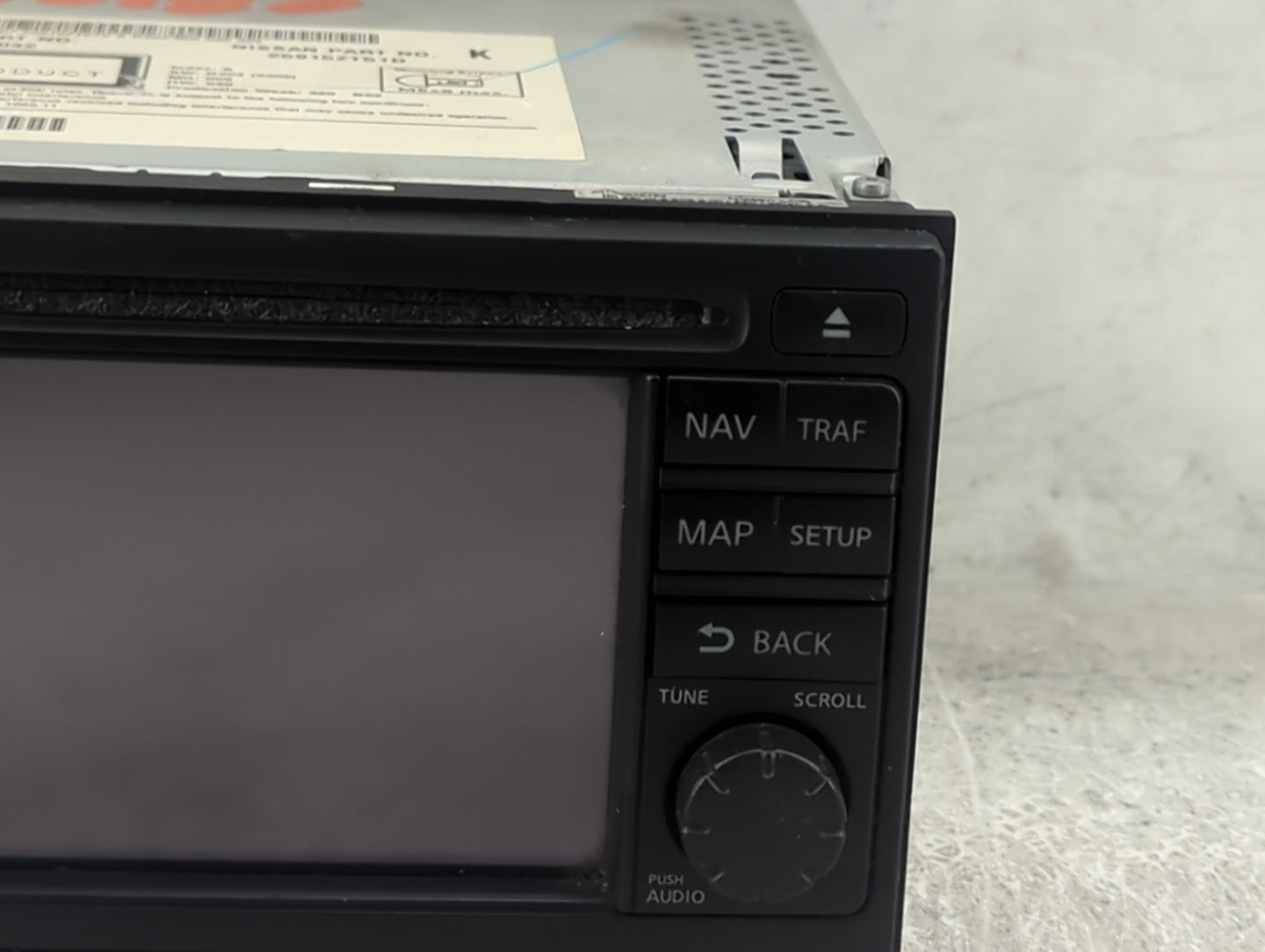 2011 Nissan Rogue Radio AM FM Cd Player Receiver Replacement P/N:25915ZT51D 7612830042 Fits OEM Used Auto Parts - Oemusedaut
