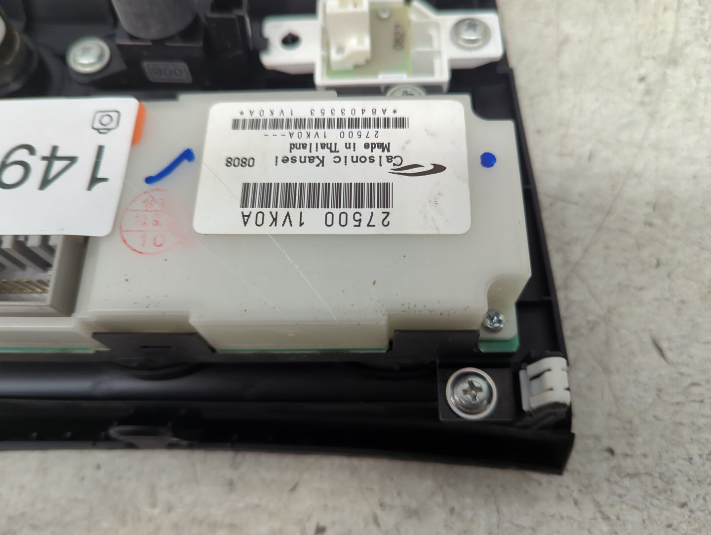 2011-2015 Nissan Rogue Climate Control Module Temperature AC/Heater Replacement P/N:27500 1VK0A Fits Fits 2011 2012 2013 201