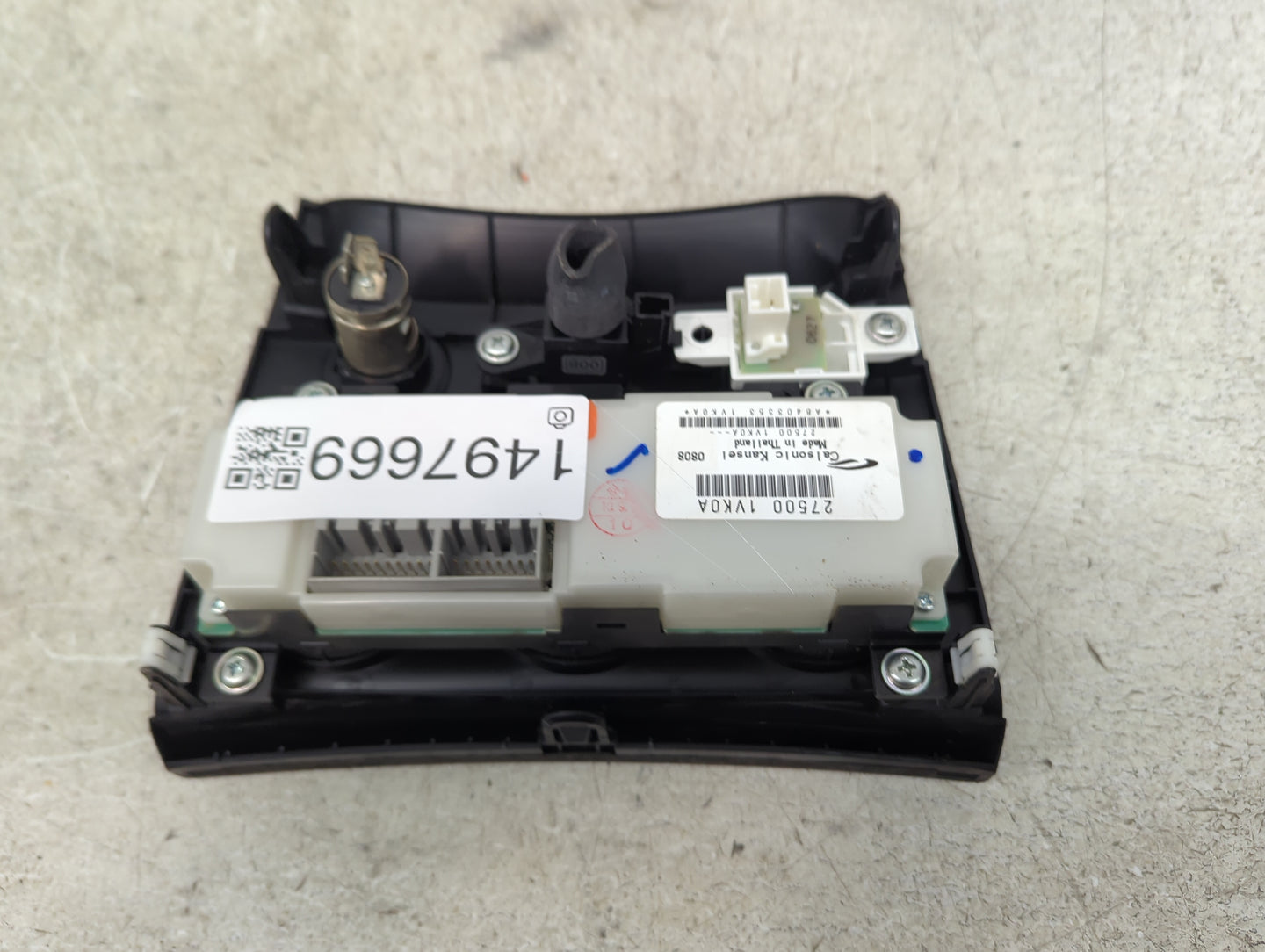 2011-2015 Nissan Rogue Climate Control Module Temperature AC/Heater Replacement P/N:27500 1VK0A Fits Fits 2011 2012 2013 201