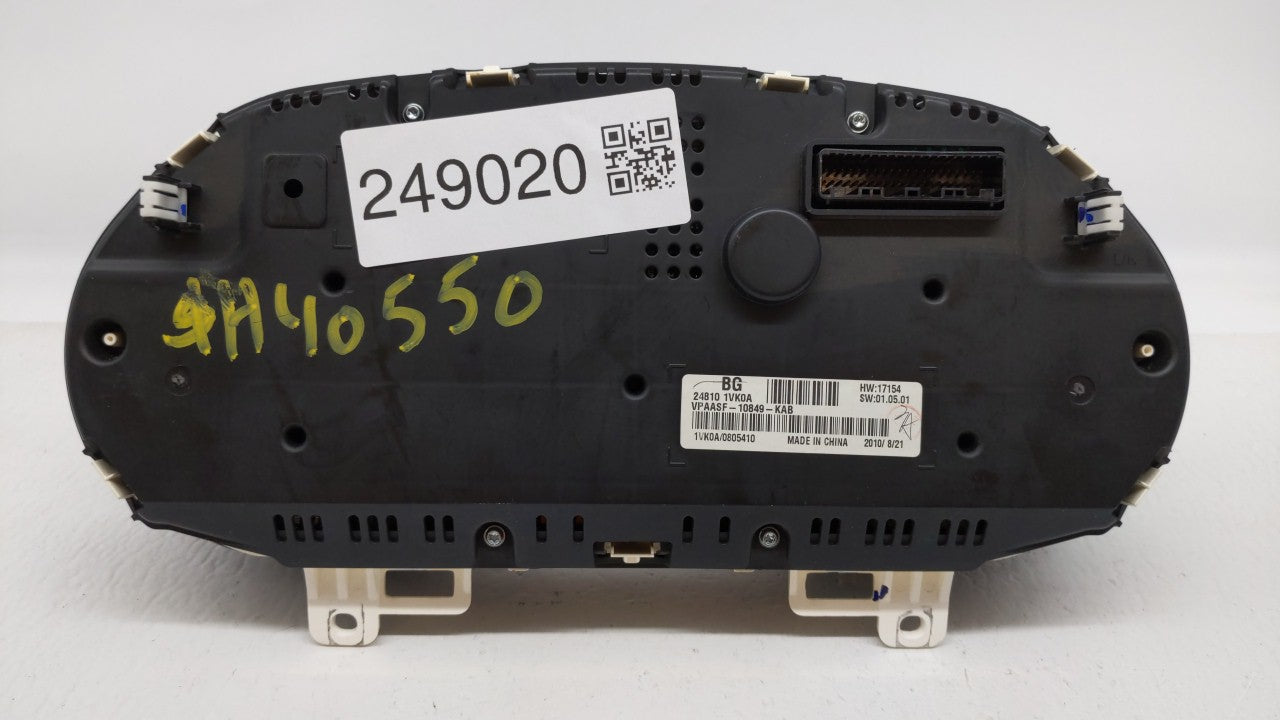 2011-2012 Nissan Rogue Instrument Cluster Speedometer Gauges P/N:24810-1VX5A 24810 1VK0A Fits Fits 2011 2012 OEM Used Auto P