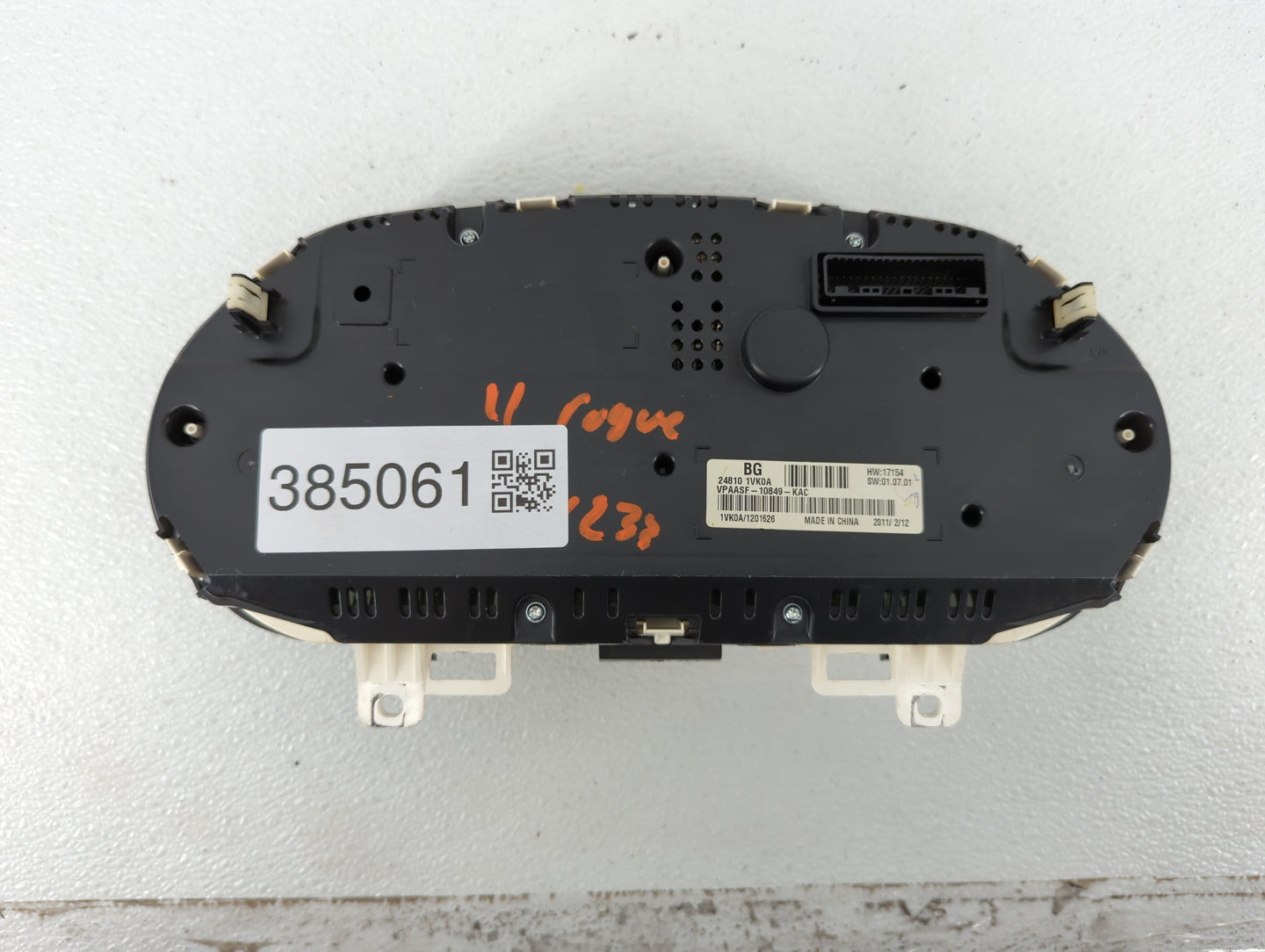 2011-2012 Nissan Rogue Instrument Cluster Speedometer Gauges P/N:24810 1VX0A 24810-1VX5A, 24810 1VK0A Fits Fits 2011 2012 OE