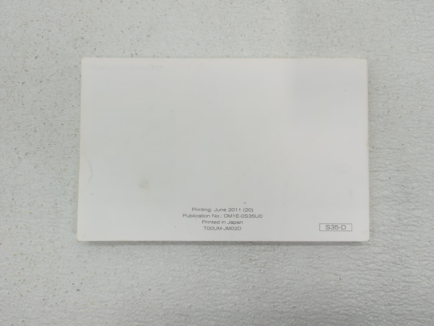 2011 Nissan Rogue Owners Manual Book Guide OEM Used Auto Parts - Oemusedautoparts1.com