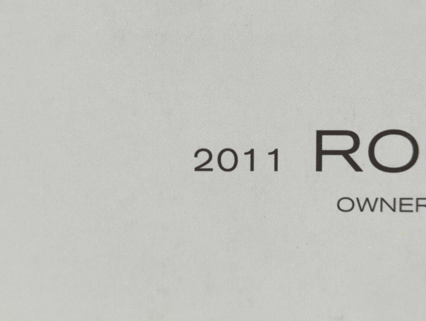 2011 Nissan Rogue Owners Manual Book Guide OEM Used Auto Parts - Oemusedautoparts1.com