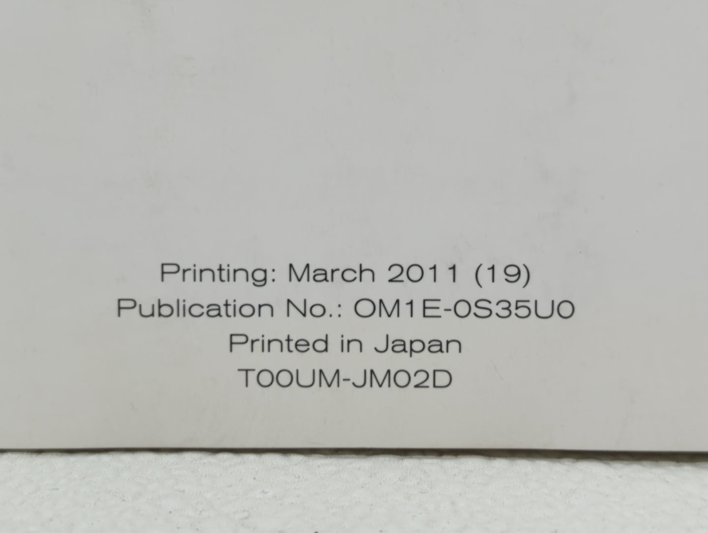 2011 Nissan Rogue Owners Manual Book Guide OEM Used Auto Parts - Oemusedautoparts1.com