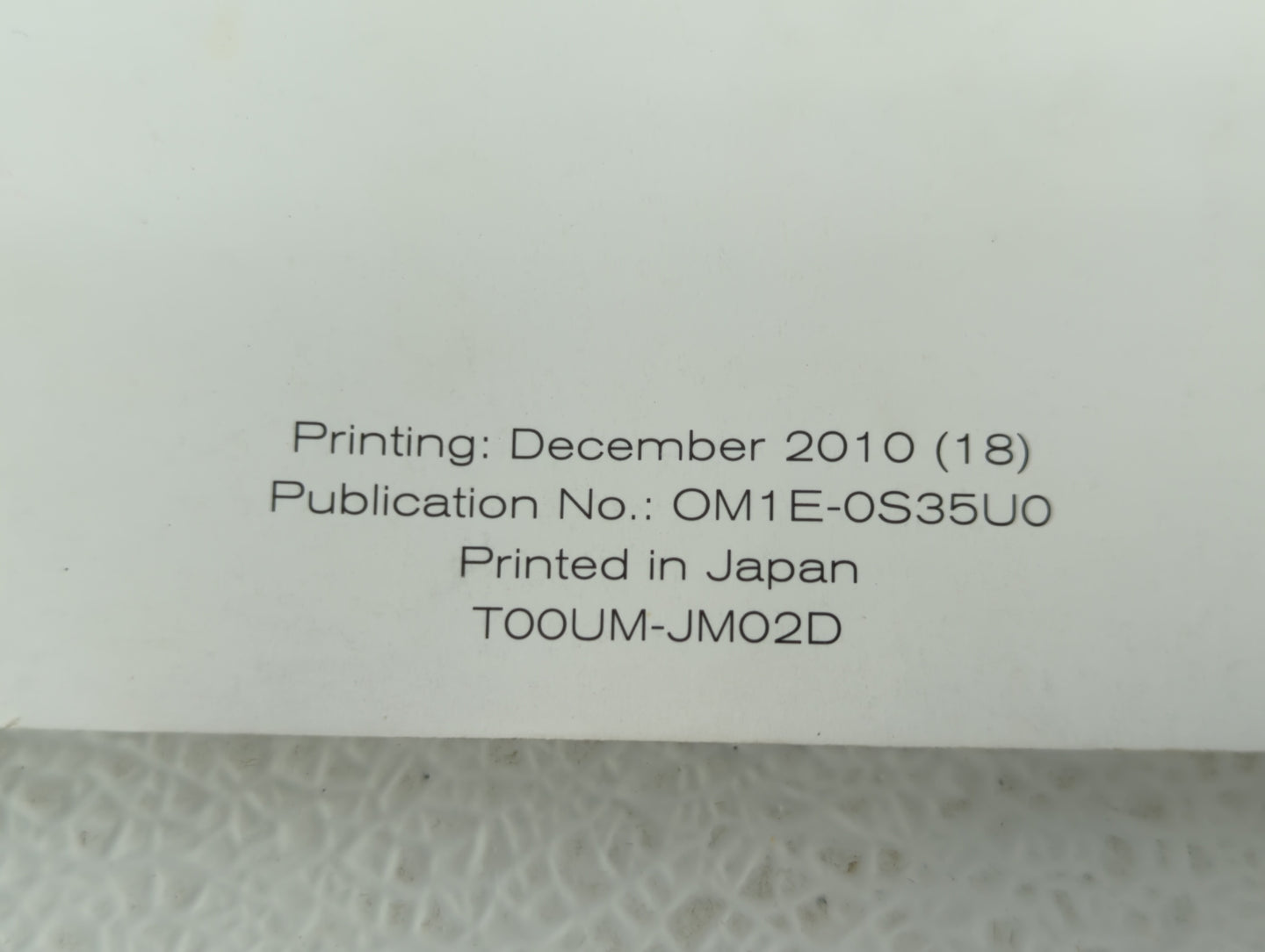 2011 Nissan Rogue Owners Manual Book Guide OEM Used Auto Parts - Oemusedautoparts1.com