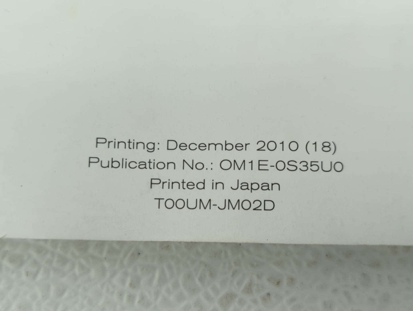 2011 Nissan Rogue Owners Manual Book Guide OEM Used Auto Parts - Oemusedautoparts1.com