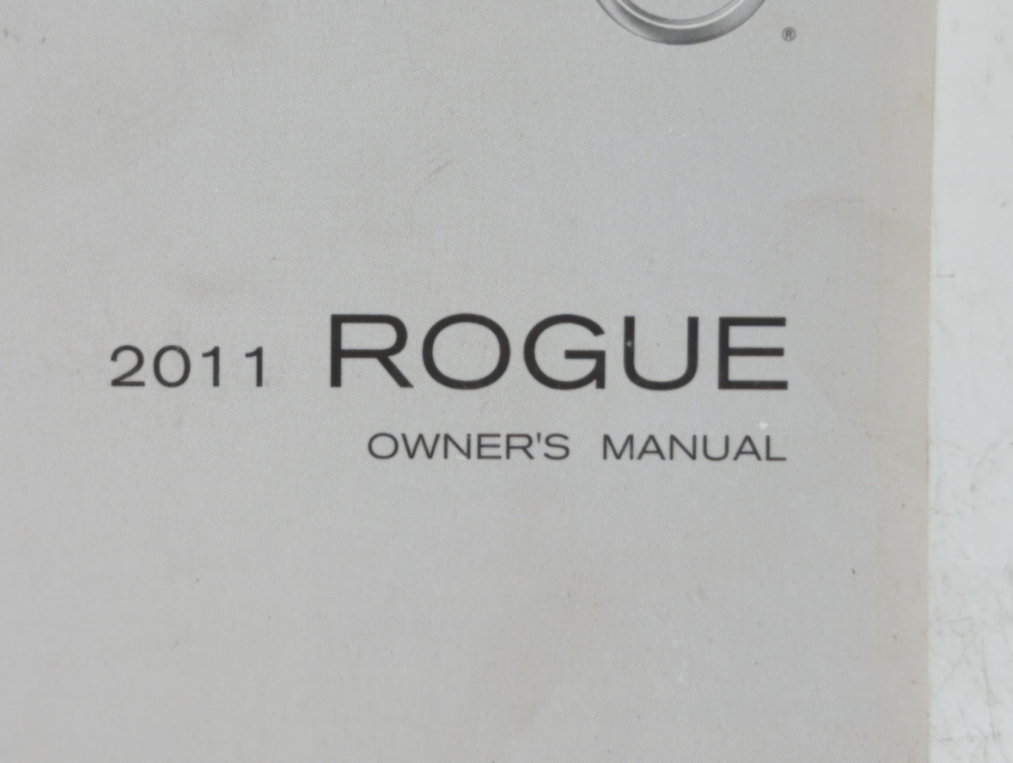 2011 Nissan Rogue Owners Manual Book Guide OEM Used Auto Parts - Oemusedautoparts1.com