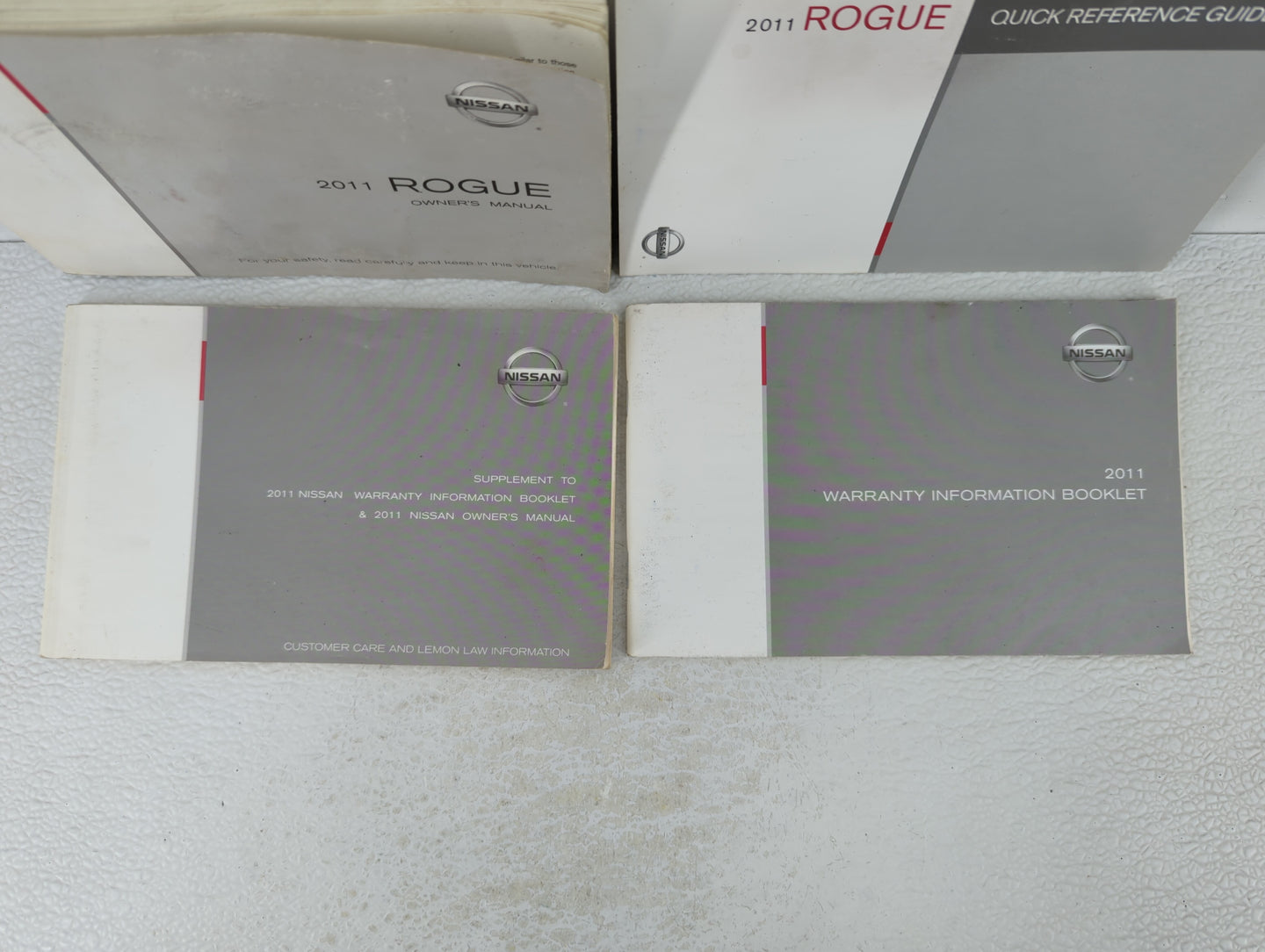 2011 Nissan Rogue Owners Manual Book Guide OEM Used Auto Parts - Oemusedautoparts1.com