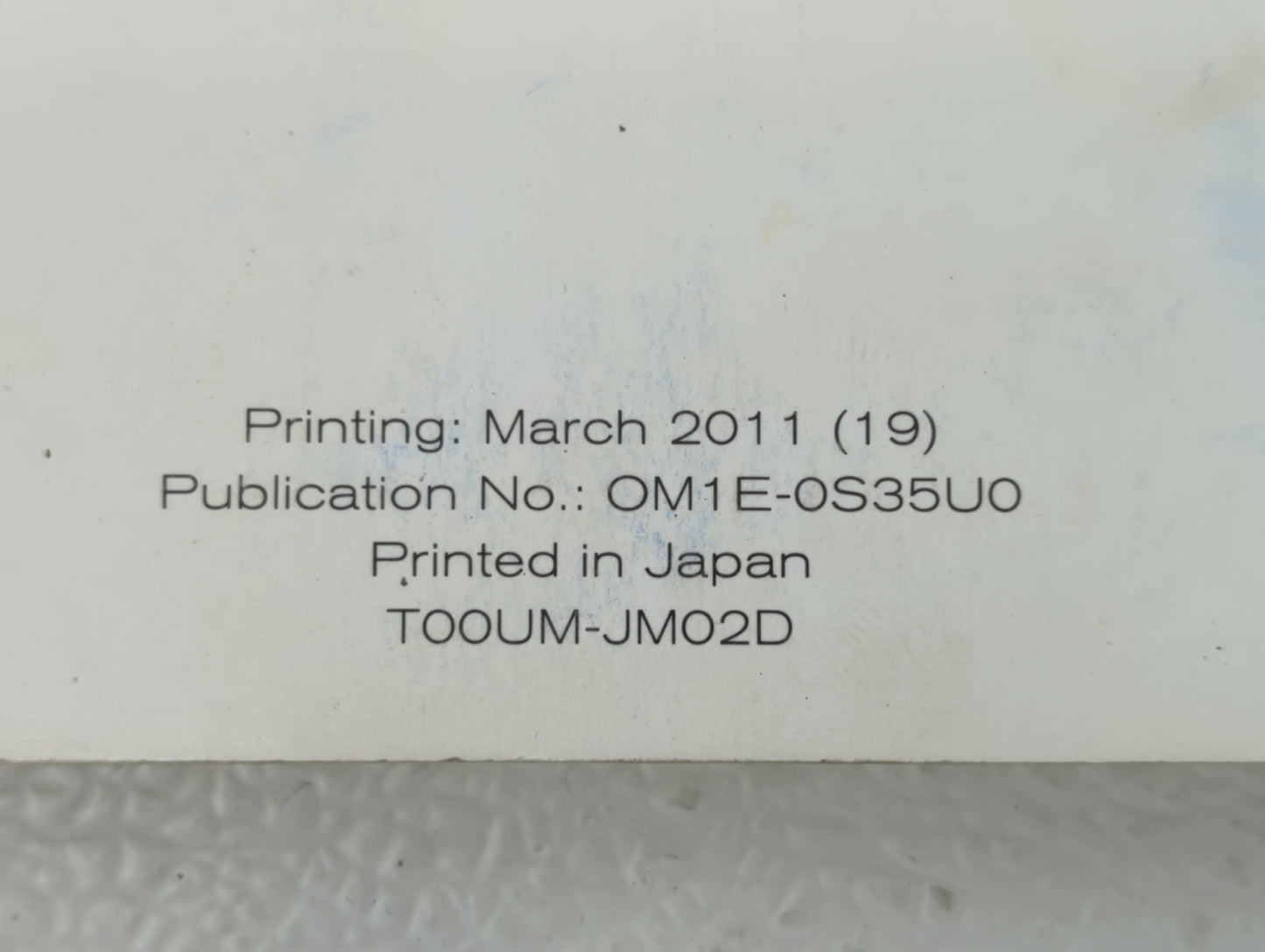 2011 Nissan Rogue Owners Manual Book Guide OEM Used Auto Parts - Oemusedautoparts1.com
