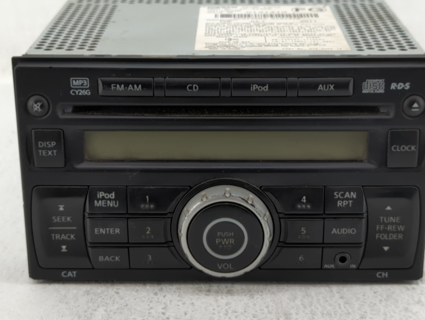 2011-2015 Nissan Rogue Radio AM FM Cd Player Receiver Replacement P/N:28185 1VK1A 28185 1VX2A Fits Fits 2011 2012 2013 2014 