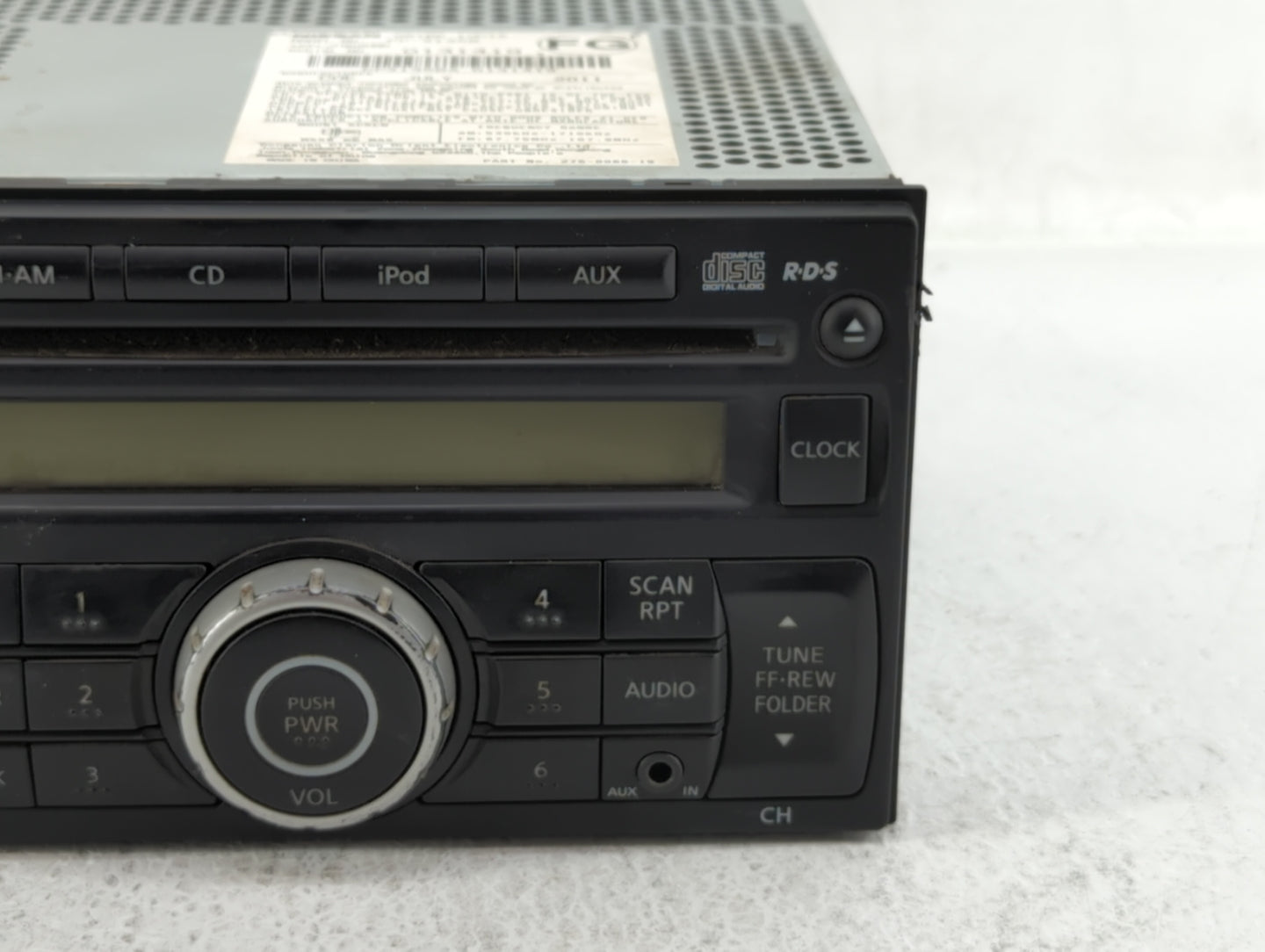 2011-2015 Nissan Rogue Radio AM FM Cd Player Receiver Replacement P/N:28185 1VK1A 28185 1VX2A Fits Fits 2011 2012 2013 2014 