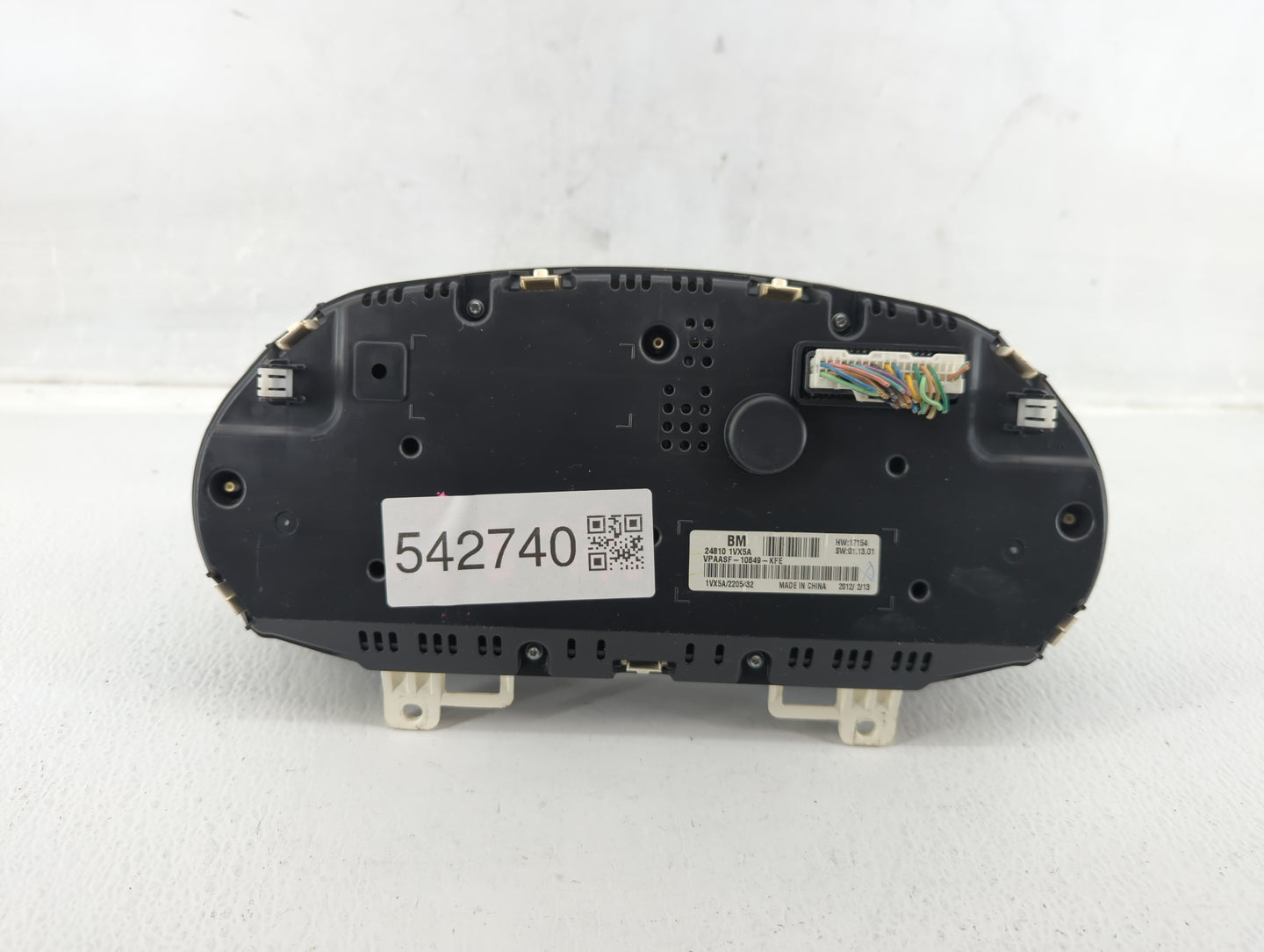 2011-2012 Nissan Rogue Instrument Cluster Speedometer Gauges P/N:24810 1VX5A Fits Fits 2011 2012 OEM Used Auto Parts - Oemus