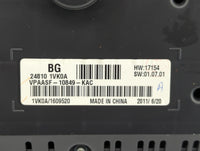 2011-2012 Nissan Rogue Instrument Cluster Speedometer Gauges P/N:24810 1VK0A Miles: Fits Fits 2011 2012 OEM Used Auto Parts 