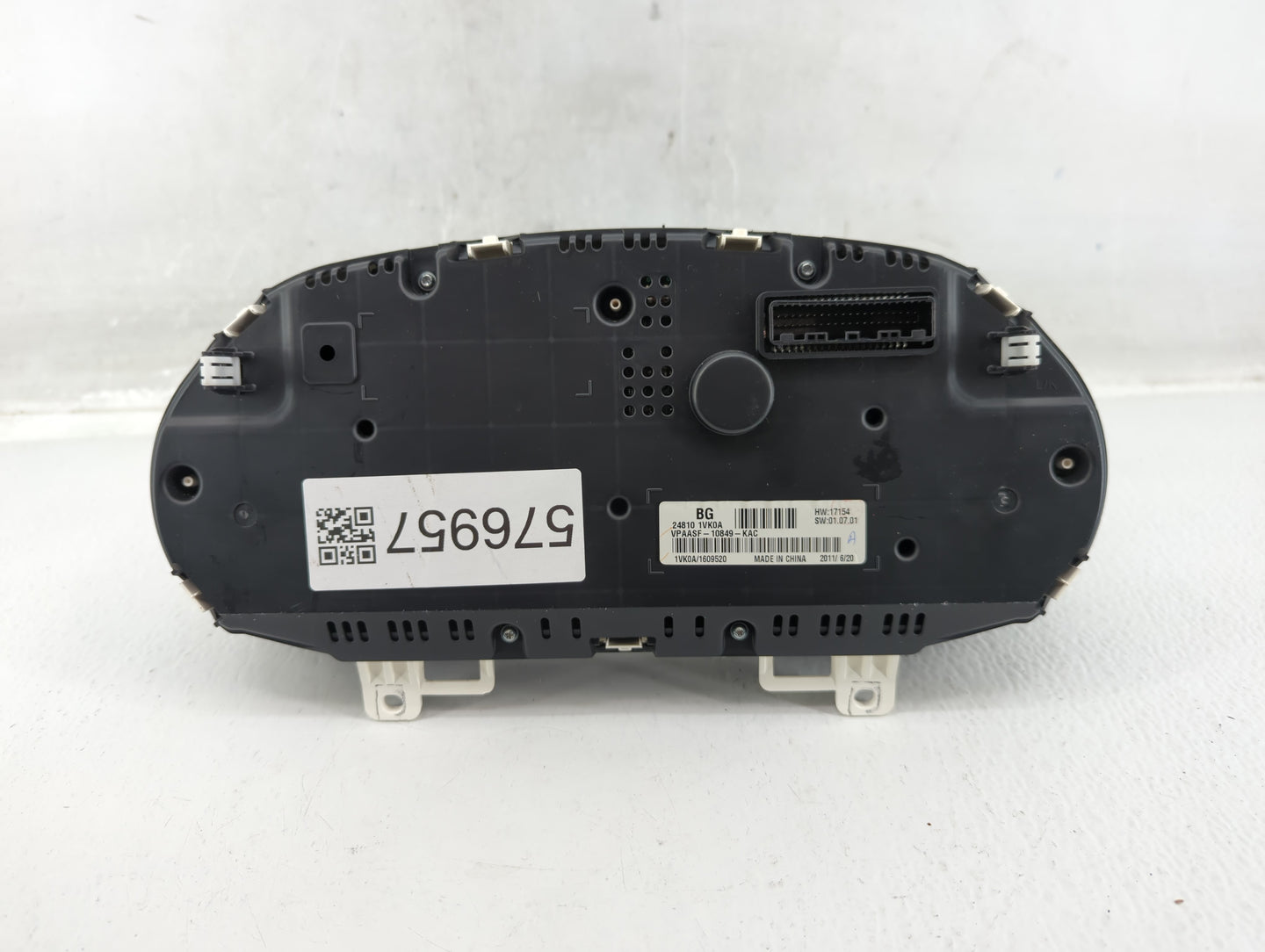 2011-2012 Nissan Rogue Instrument Cluster Speedometer Gauges P/N:24810 1VK0A Miles: Fits Fits 2011 2012 OEM Used Auto Parts 