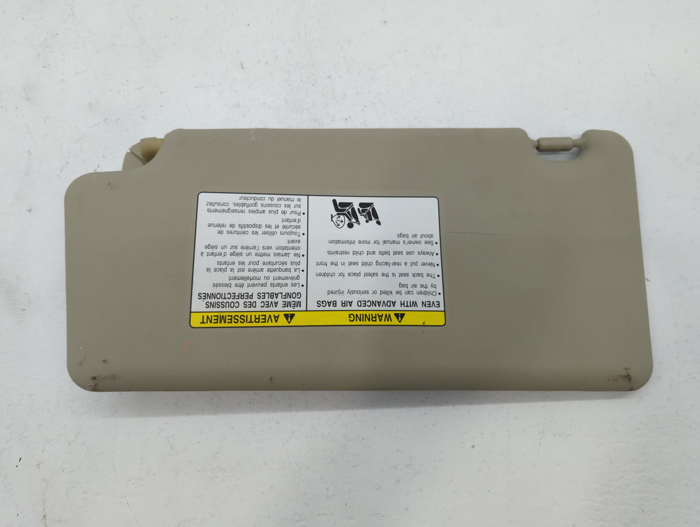 2008-2015 Nissan Rogue Sun Visor Shade Replacement Passenger Right Mirror Fits Fits 2008 2009 2010 2011 2012 2013 2014 2015 