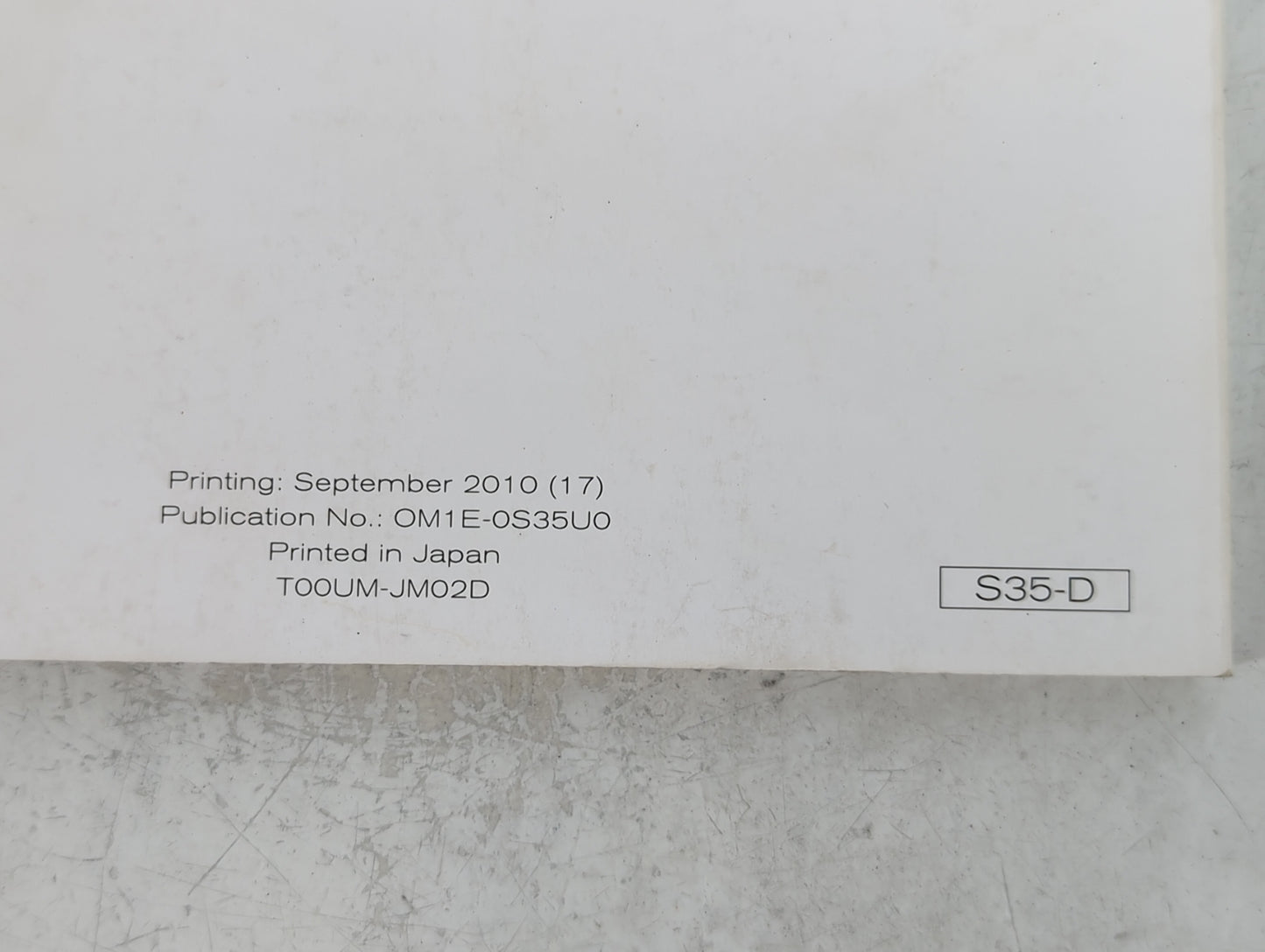 2011 Nissan Rogue Owners Manual Book Guide P/N:T00UM-JM02D OEM Used Auto Parts - Oemusedautoparts1.com