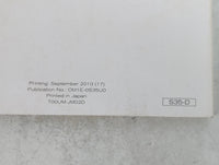 2011 Nissan Rogue Owners Manual Book Guide P/N:T00UM-JM02D OEM Used Auto Parts - Oemusedautoparts1.com