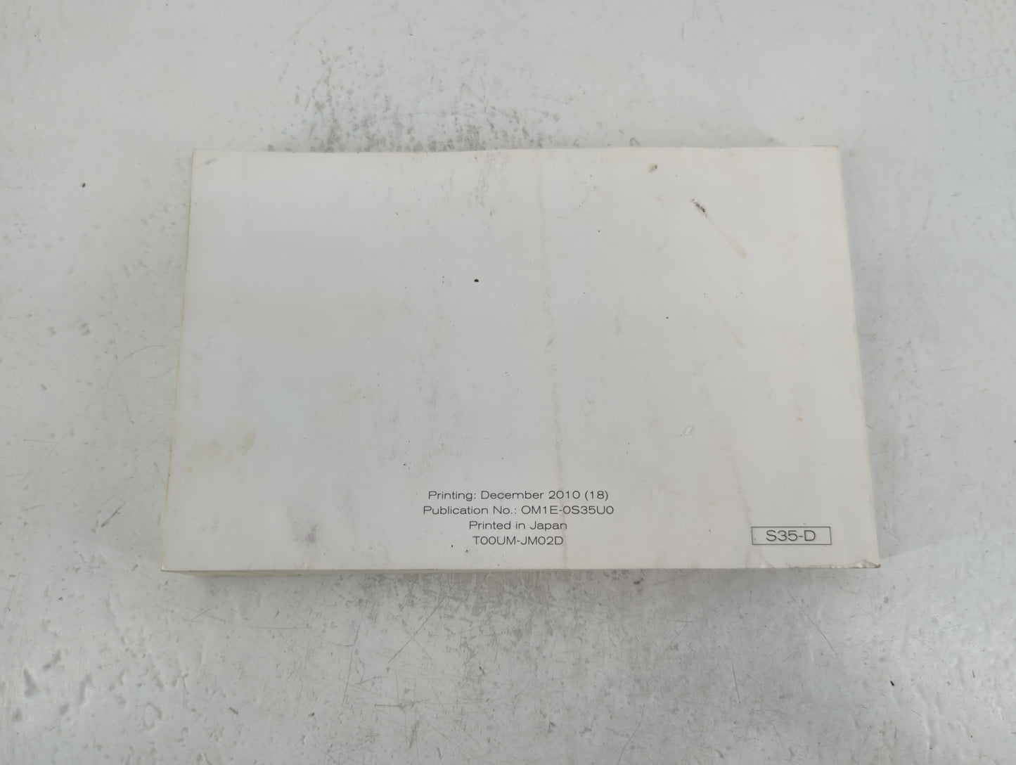 2011 Nissan Rogue Owners Manual Book Guide P/N:OM1E-0S35U0 OEM Used Auto Parts - Oemusedautoparts1.com
