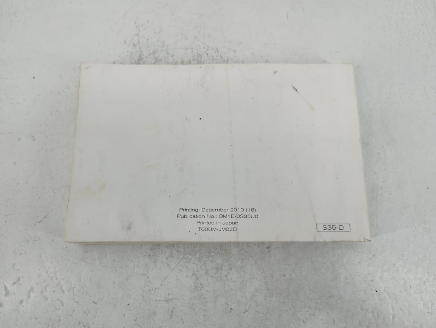2011 Nissan Rogue Owners Manual Book Guide P/N:OM1E-0S35U0 OEM Used Auto Parts - Oemusedautoparts1.com