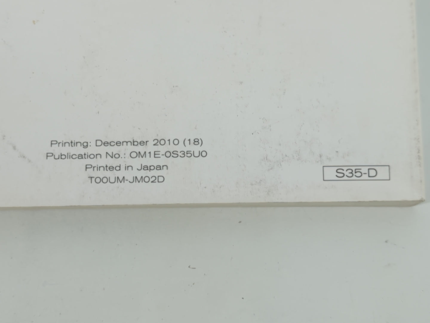 2011 Nissan Rogue Owners Manual Book Guide P/N:OM1E-0S35U0 OEM Used Auto Parts - Oemusedautoparts1.com
