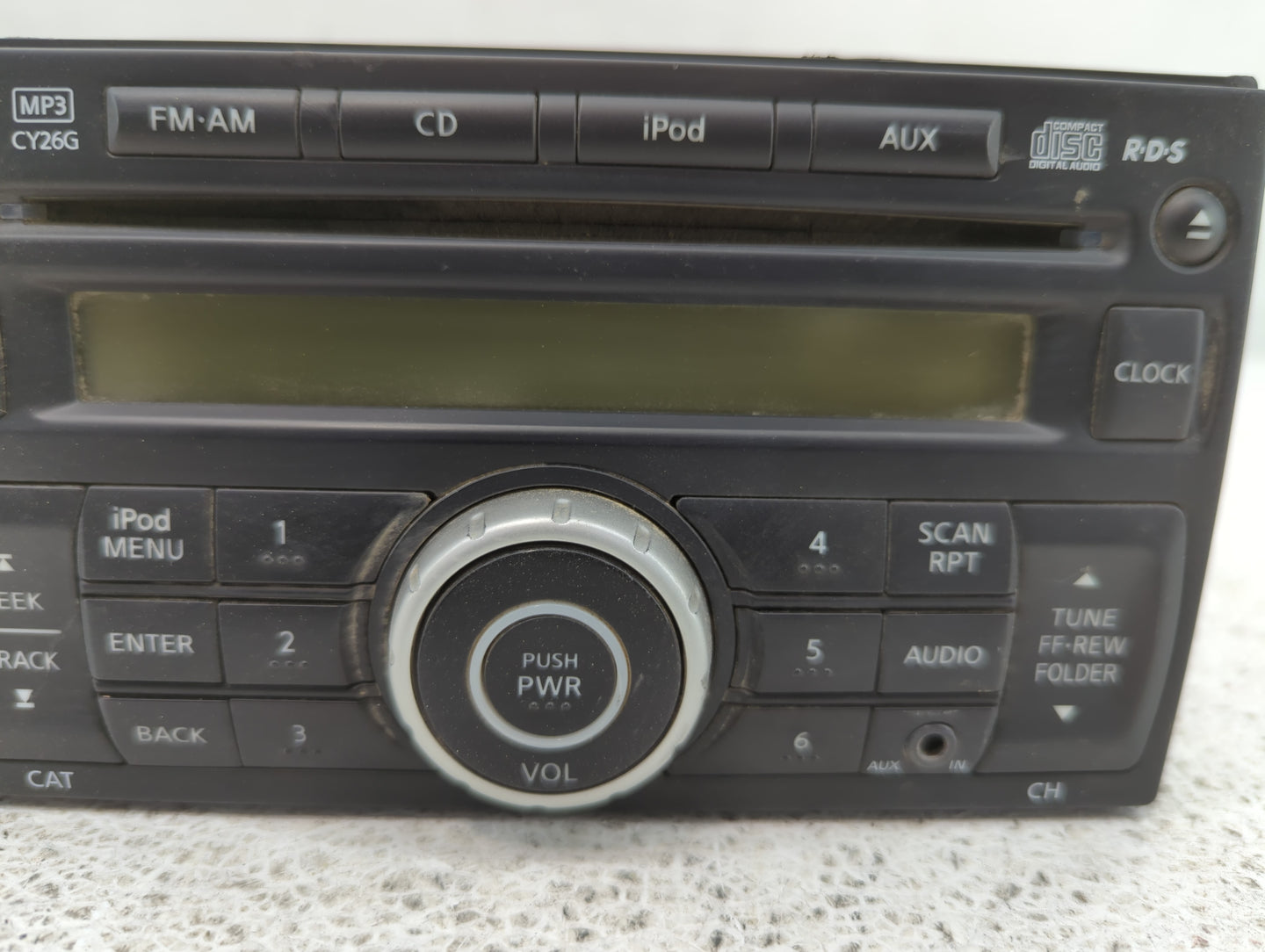2011-2015 Nissan Rogue Radio AM FM Cd Player Receiver Replacement P/N:28185 1VK1A Fits Fits 2011 2012 2013 2014 2015 OEM Use