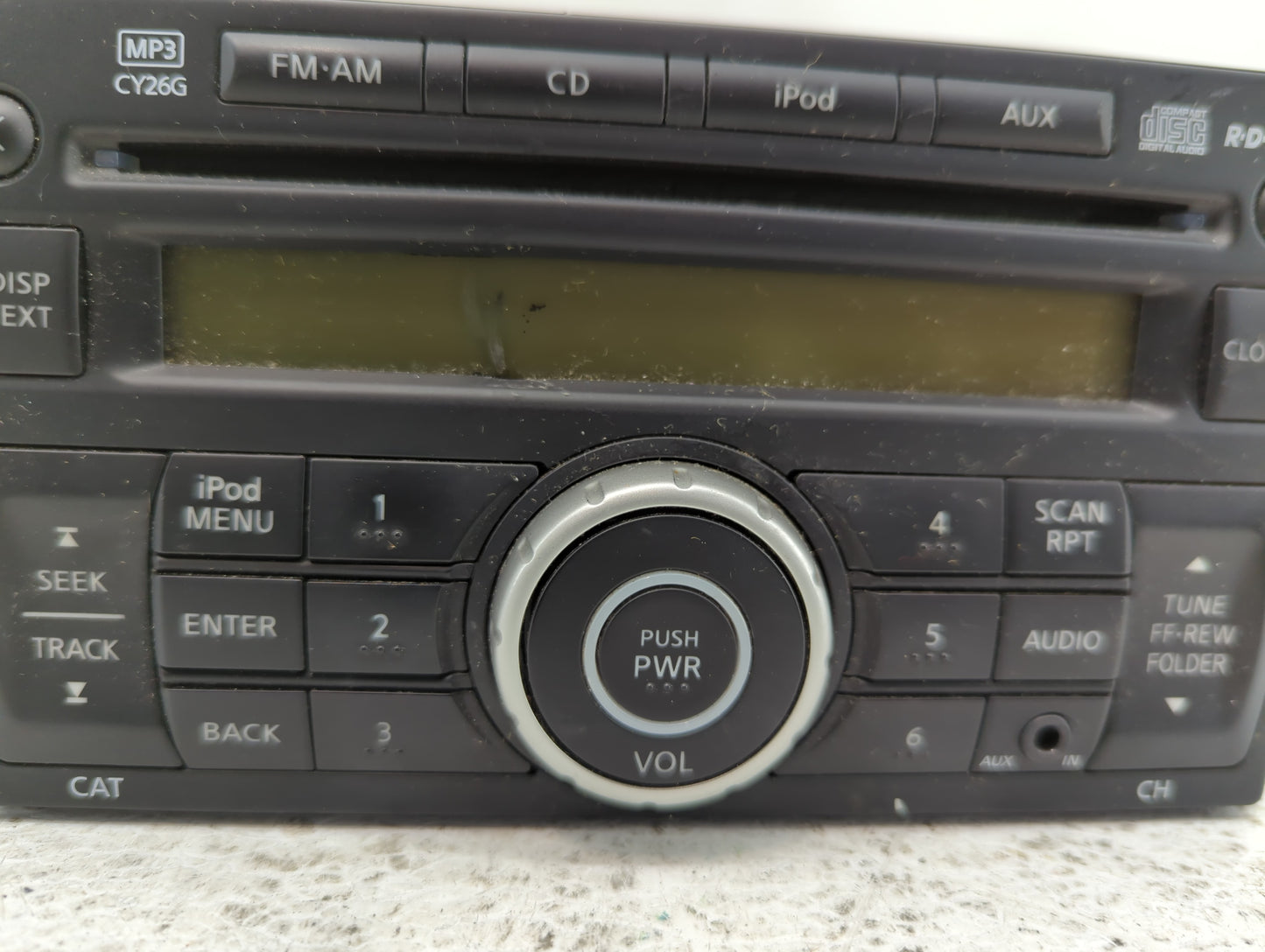 2011-2015 Nissan Rogue Radio AM FM Cd Player Receiver Replacement P/N:PP3135BA PP-3135B Fits Fits 2011 2012 2013 2014 2015 O