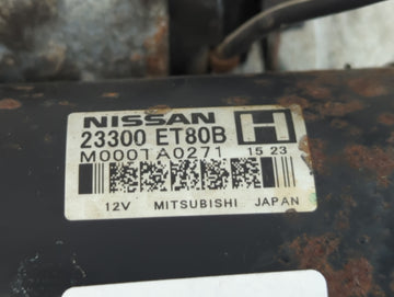 2008-2015 Nissan Rogue Car Starter Motor Solenoid OEM P/N:23300 ET80B Fits Fits 2008 2009 2010 2011 2012 2013 2014 2015 OEM Used Auto Parts