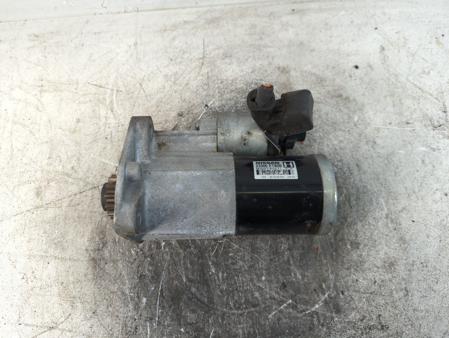 2008-2015 Nissan Rogue Car Starter Motor Solenoid OEM P/N:23300 ET80B Fits Fits 2008 2009 2010 2011 2012 2013 2014 2015 OEM 