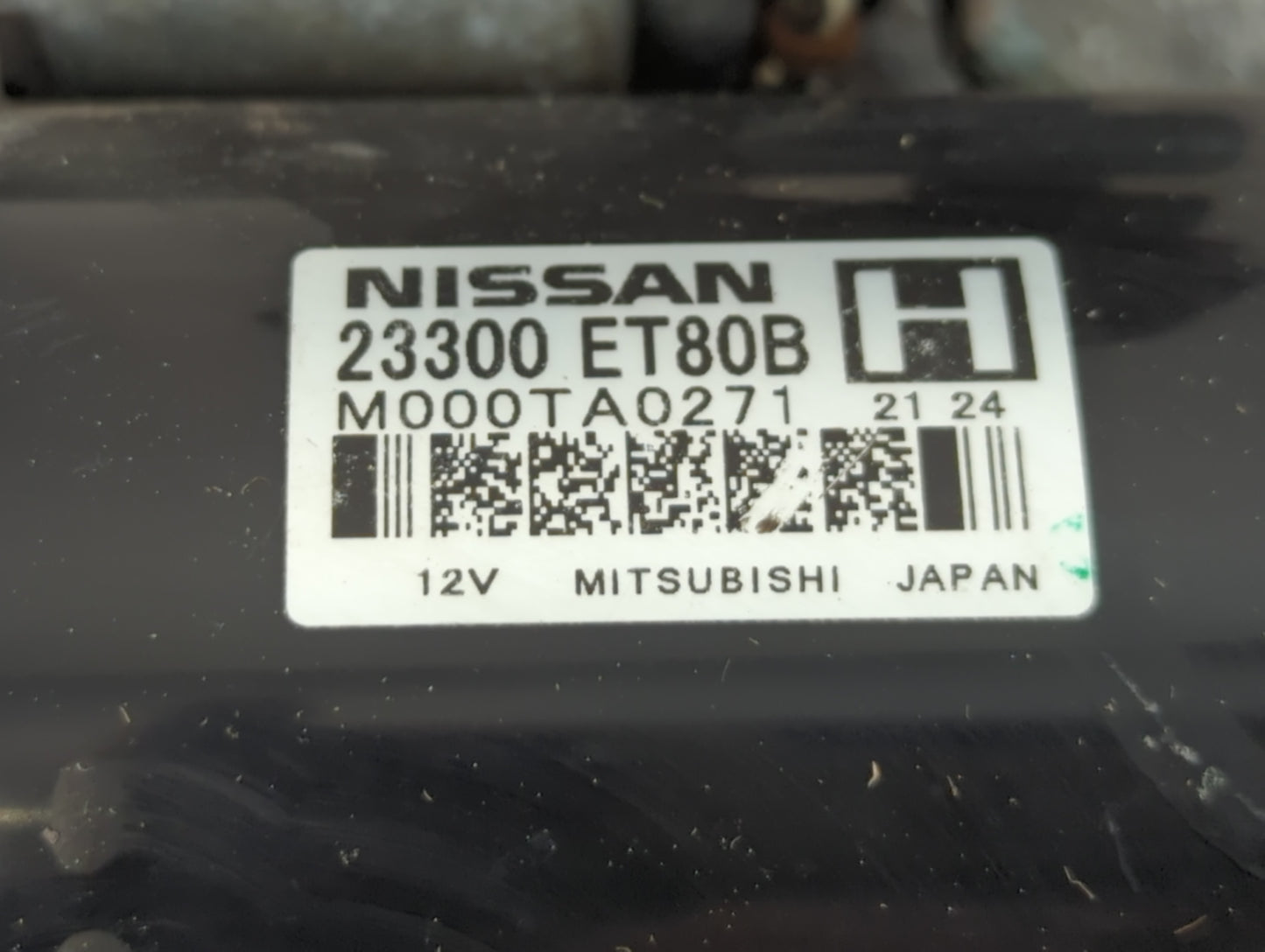 2008-2015 Nissan Rogue Car Starter Motor Solenoid OEM P/N:23300 ET80B Fits Fits 2008 2009 2010 2011 2012 2013 2014 2015 OEM 