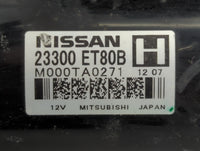 2008-2015 Nissan Rogue Car Starter Motor Solenoid OEM P/N:23300 ET80B Fits Fits 2008 2009 2010 2011 2012 2013 2014 2015 OEM 