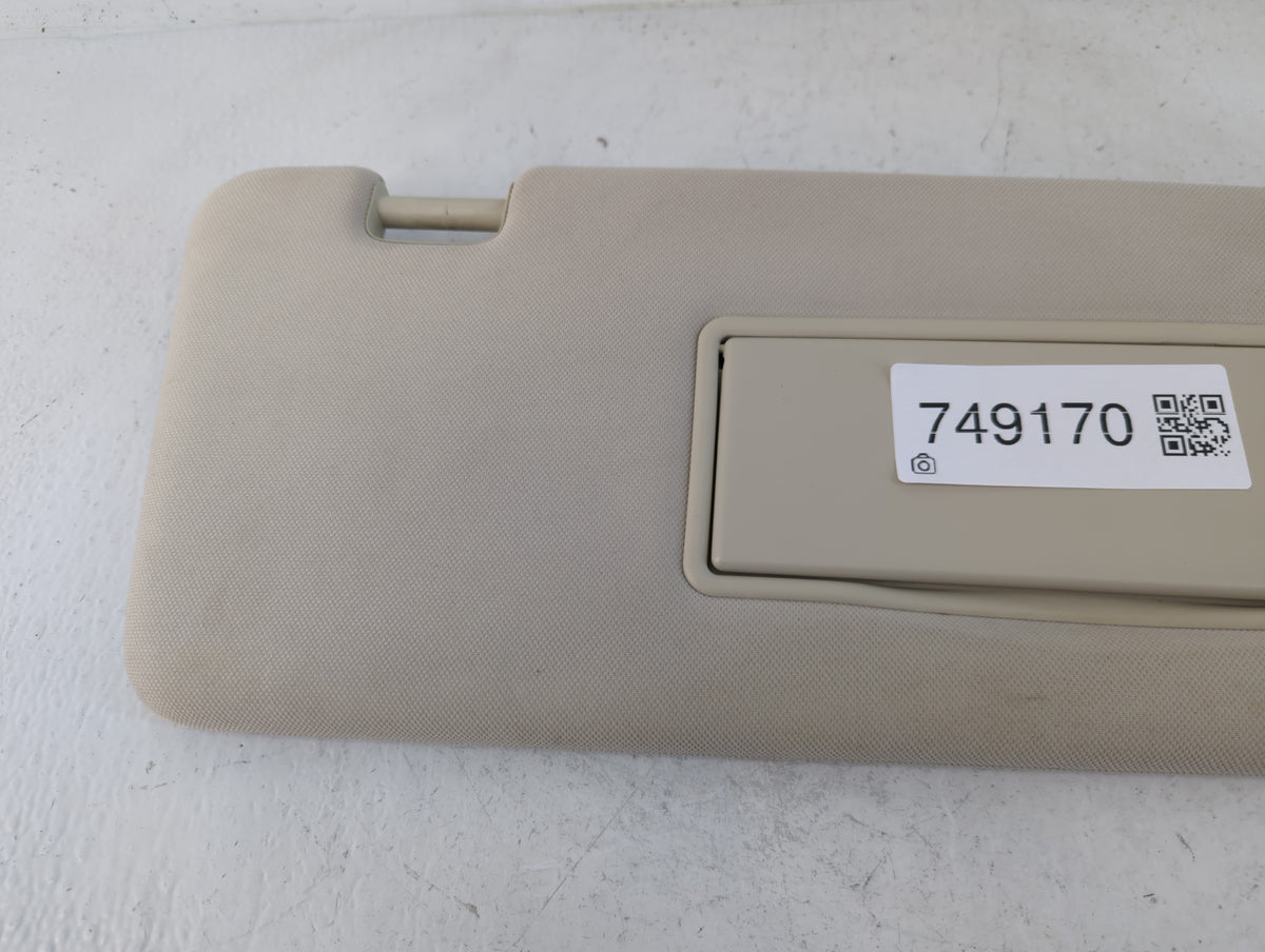 2011 Nissan Rogue Sport Sun Visor Shade Replacement Passenger Right Mirror Fits OEM Used Auto Parts - Oemusedautoparts1.com
