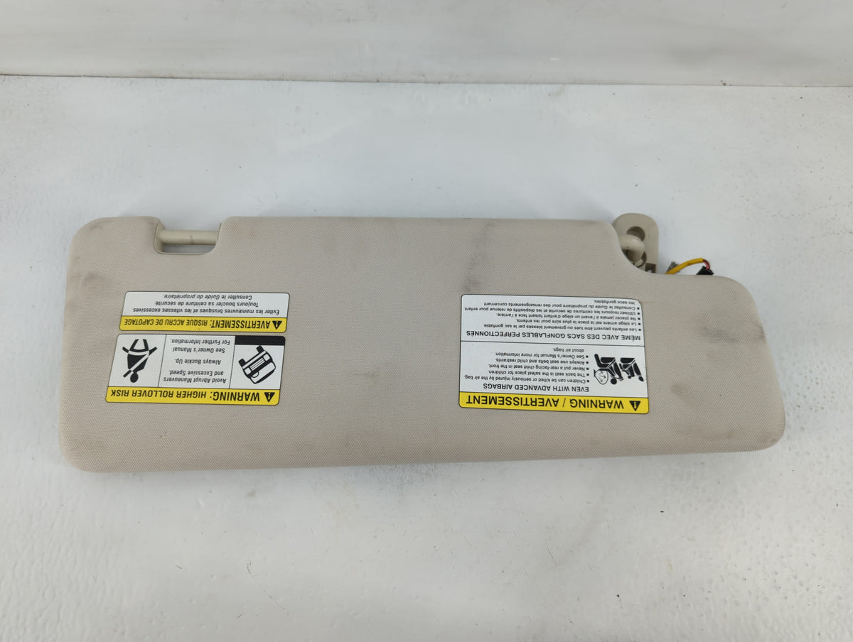 2011 Nissan Rogue Sport Sun Visor Shade Replacement Passenger Right Mirror Fits Fits 2010 OEM Used Auto Parts - Oemusedautop