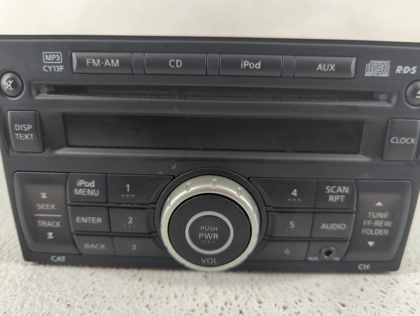 2010-2012 Nissan Sentra Radio AM FM Cd Player Receiver Replacement P/N:28185 ZT50A Fits Fits 2010 2011 2012 OEM Used Auto Pa