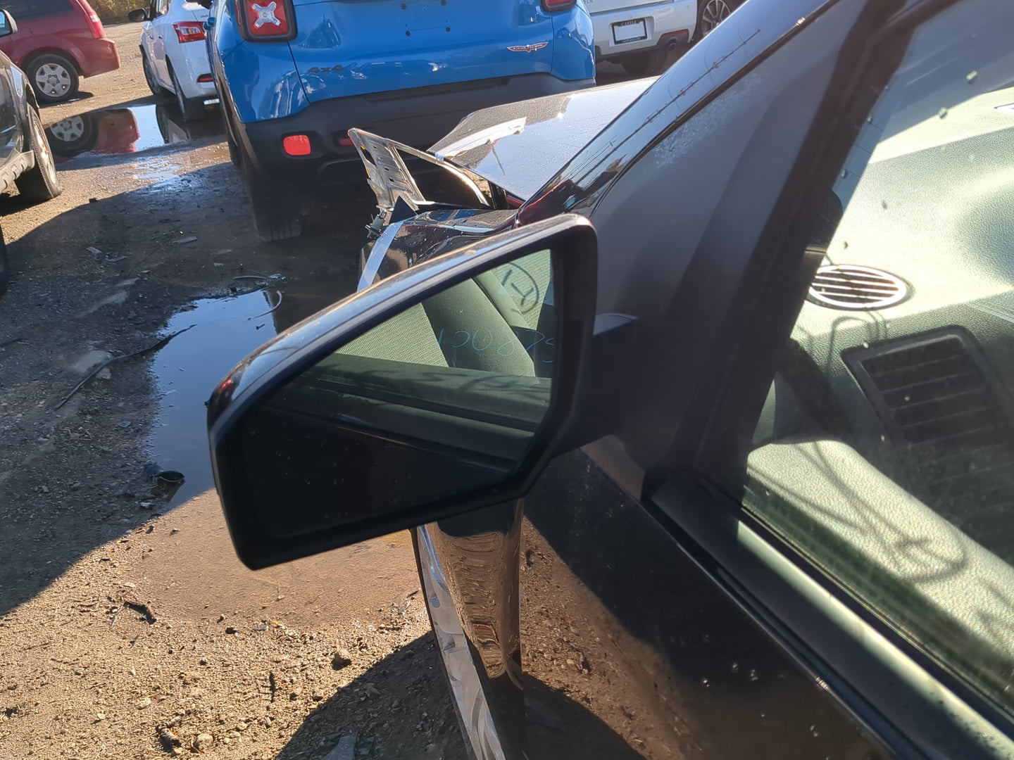 2007-2012 Nissan Sentra Side Mirror Replacement Driver Left View Door Mirror Fits Fits 2007 2008 2009 2010 2011 2012 OEM Use