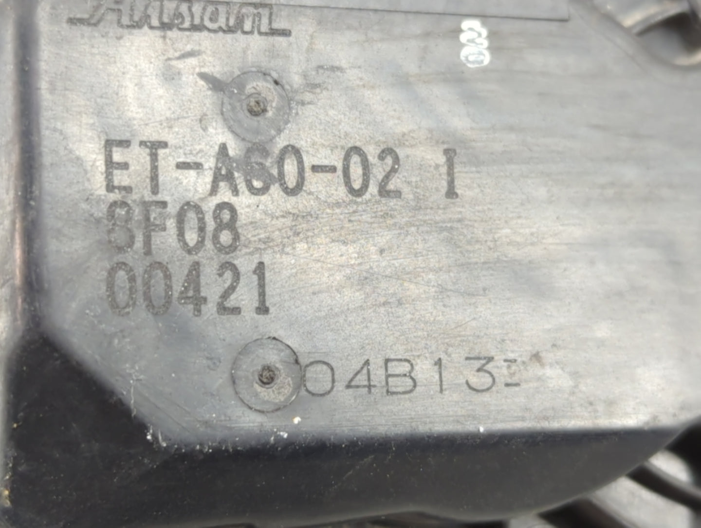 2007-2012 Nissan Sentra Throttle Body P/N:ET-A60-02 Fits OEM Used Auto Parts - Oemusedautoparts1.com