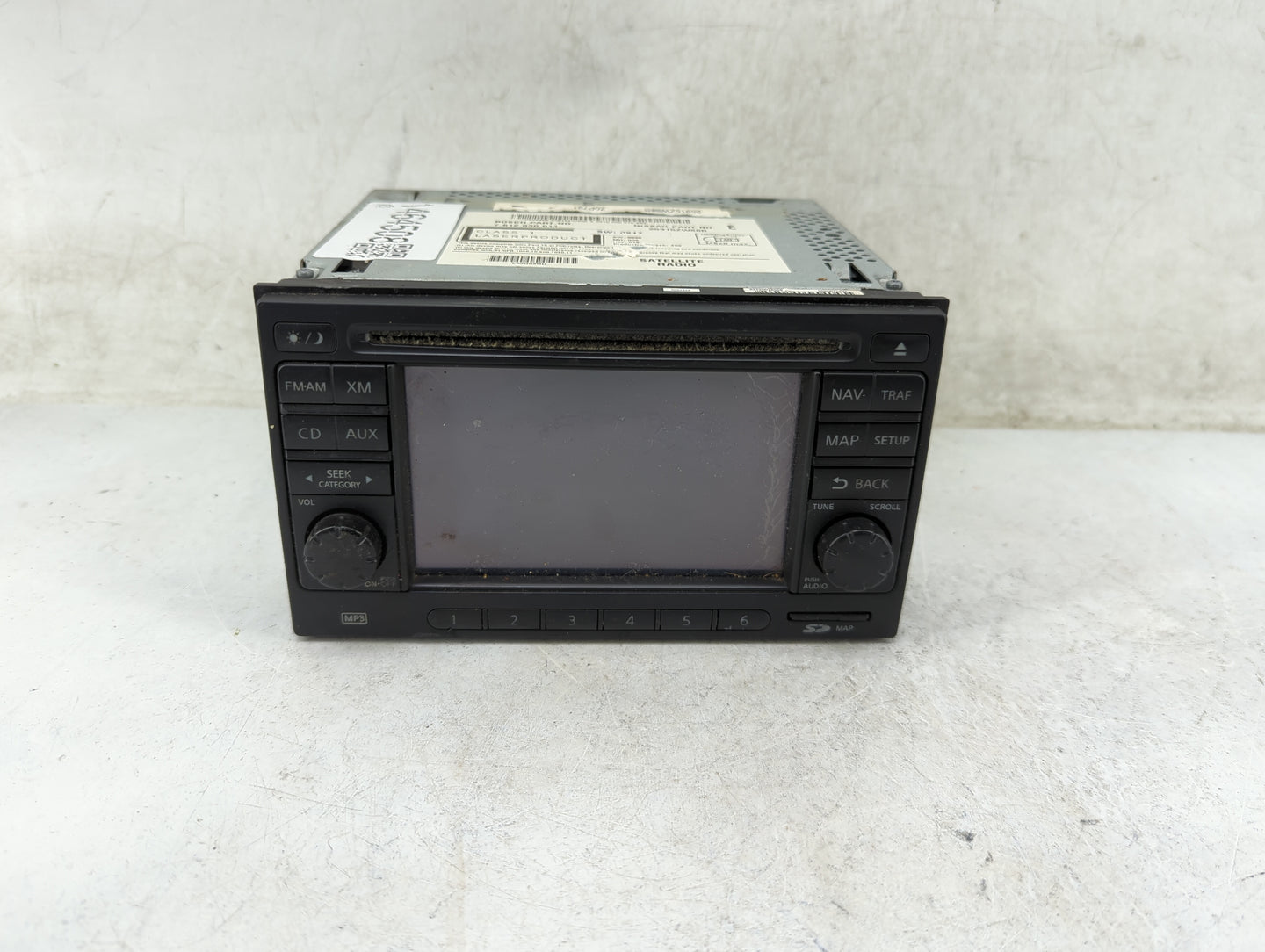 2010-2012 Nissan Sentra Radio AM FM Cd Player Receiver Replacement P/N:25915ZW80B 7612830011 Fits Fits 2010 2011 2012 OEM Us
