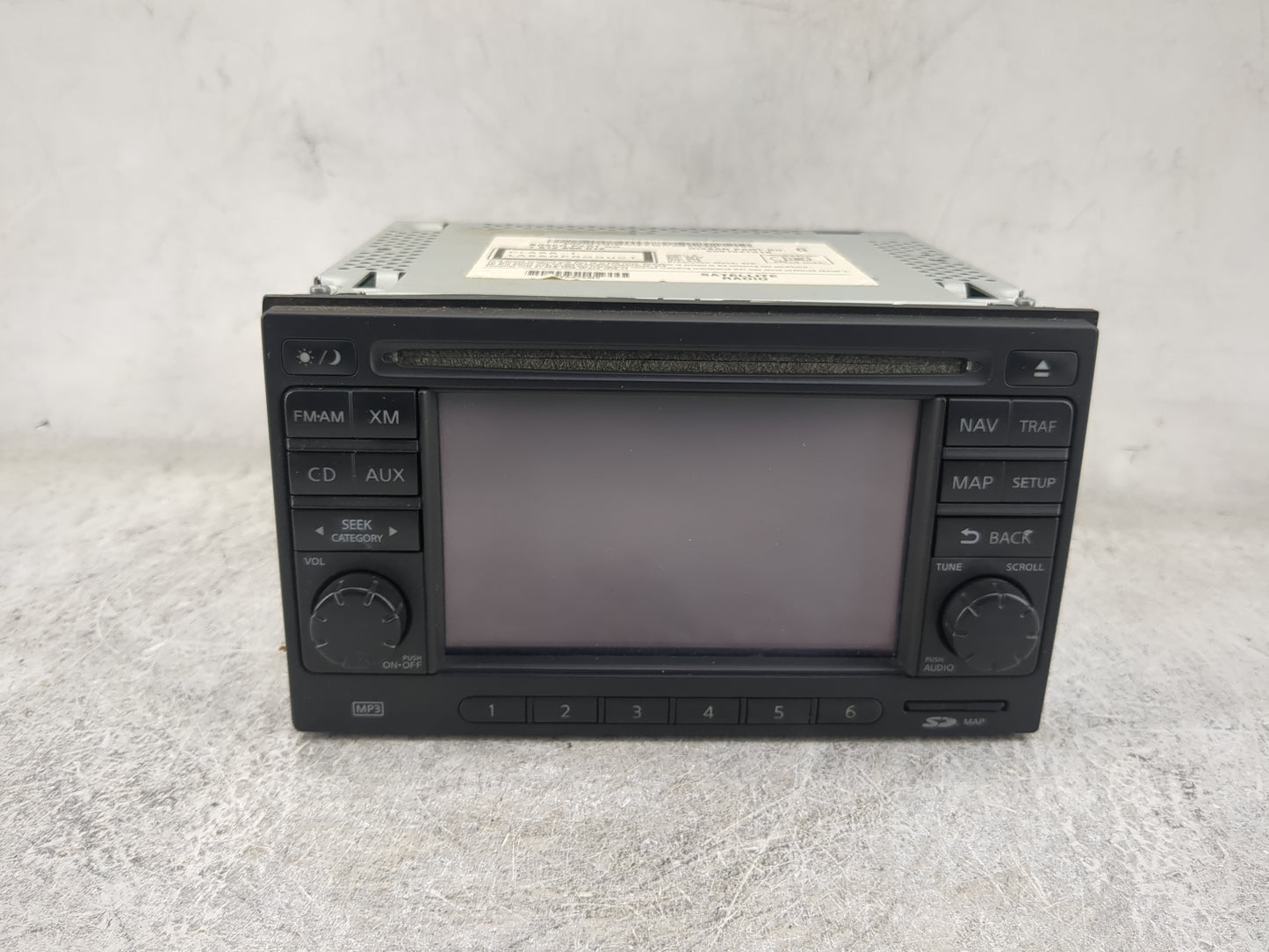 2010-2012 Nissan Sentra Radio AM FM Cd Player Receiver Replacement P/N:7612890012 25915ZT51B Fits Fits 2010 2011 2012 OEM Us