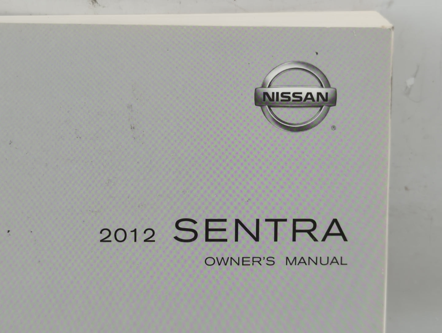 2011 Nissan Sentra Owners Manual Book Guide P/N:OM2E OB16U1 OEM Used Auto Parts - Oemusedautoparts1.com